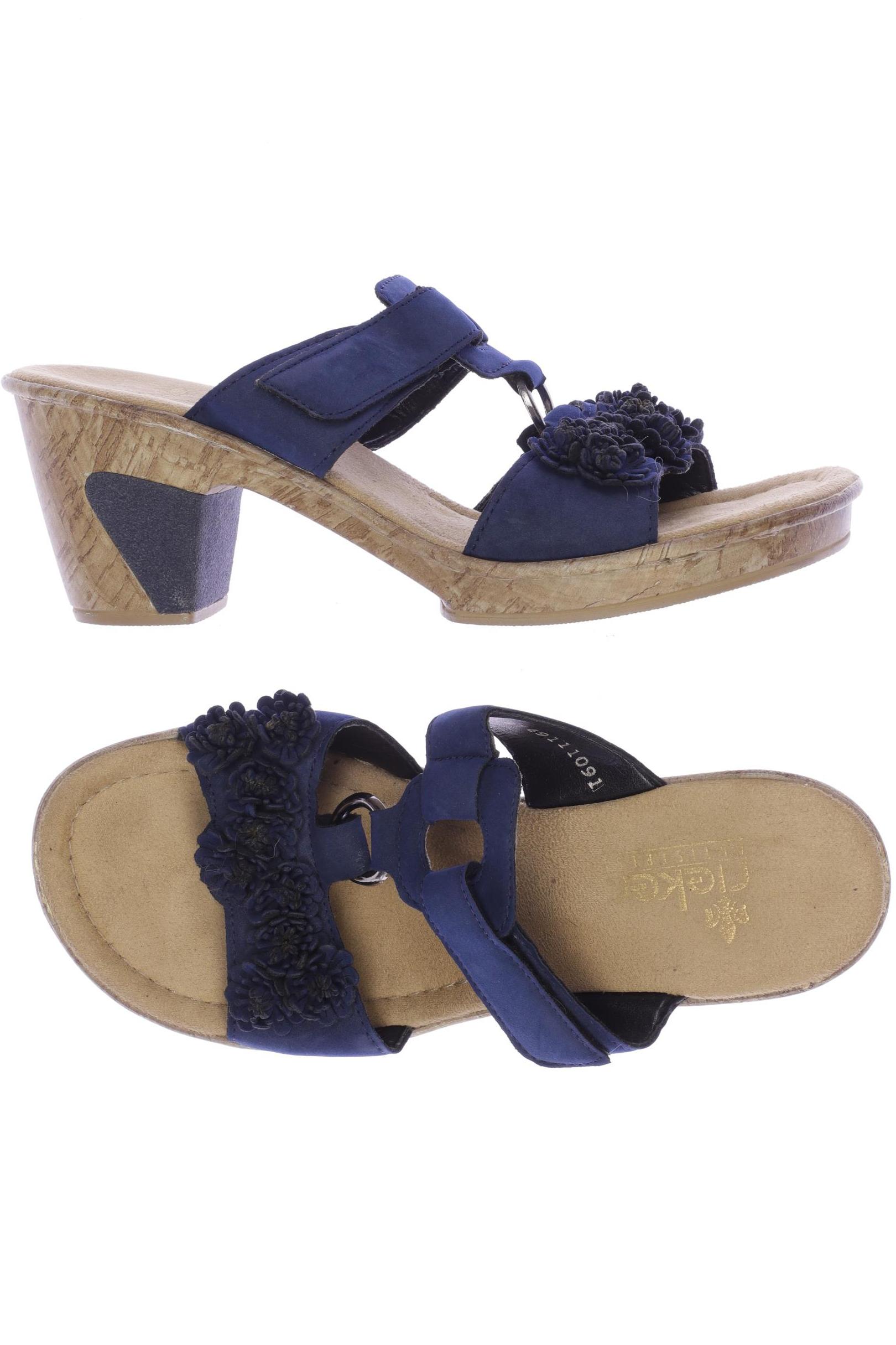 

Rieker Damen Sandale, marineblau, Gr. 38