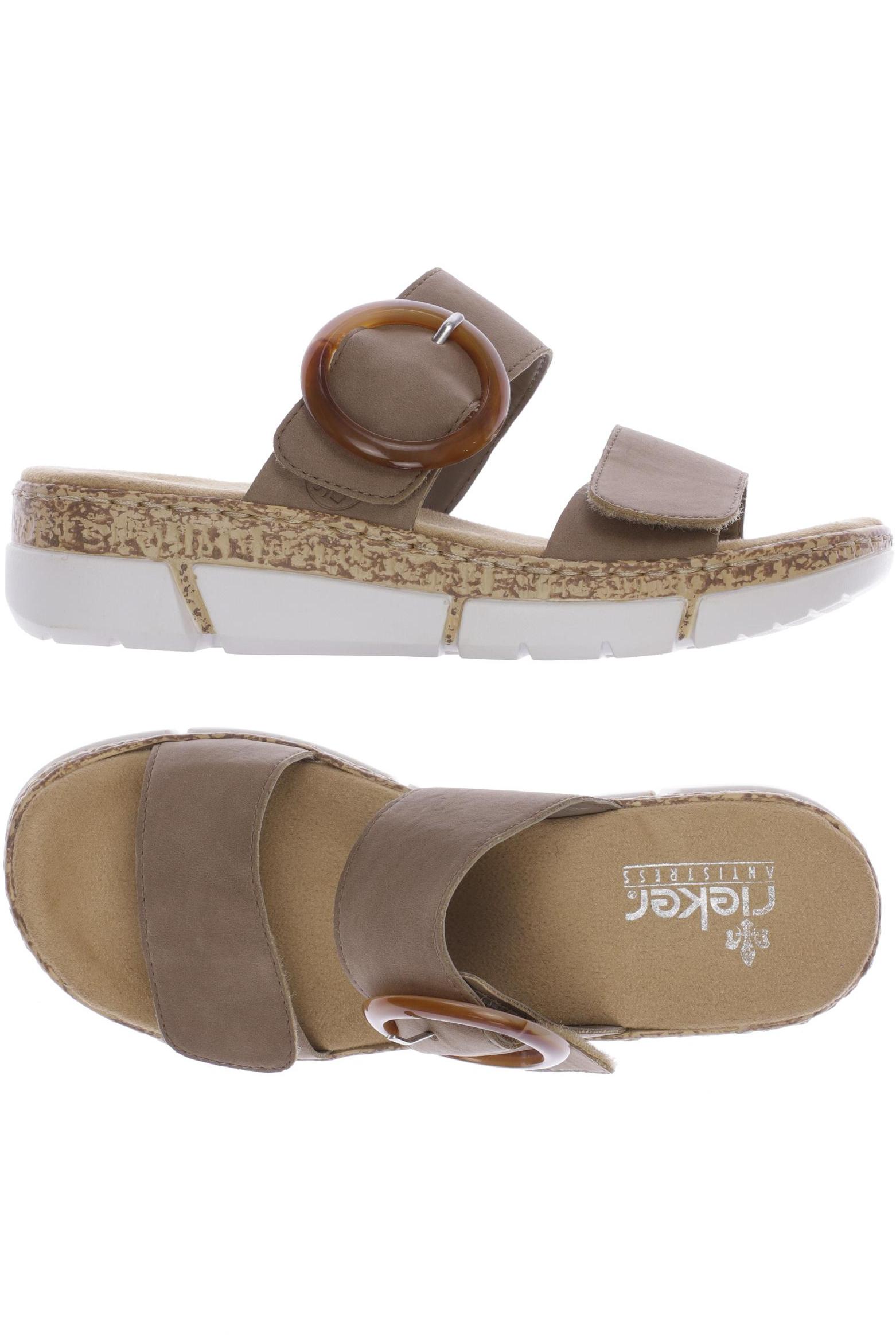 

Rieker Damen Sandale, beige, Gr. 36