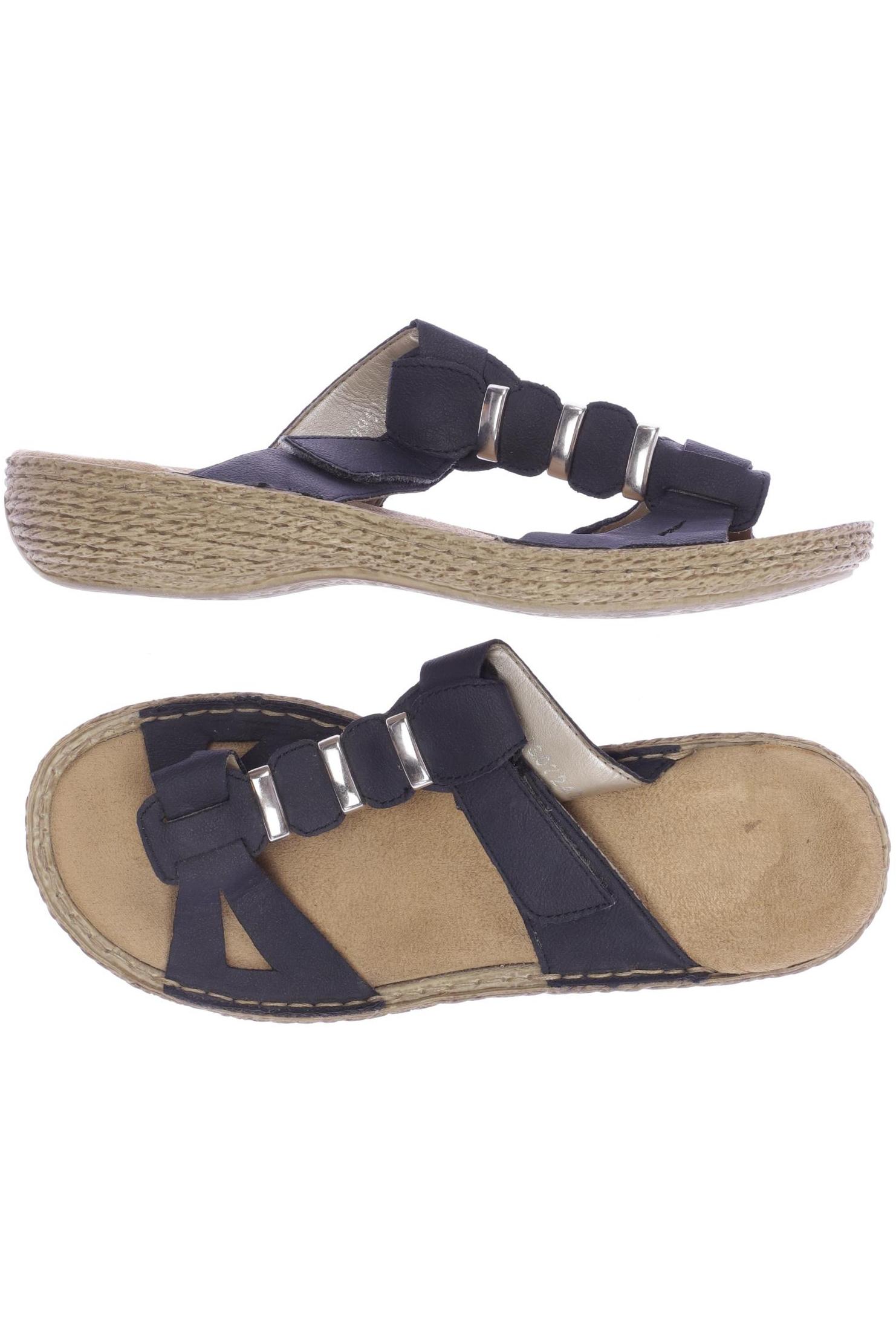 

Rieker Damen Sandale, marineblau, Gr. 7