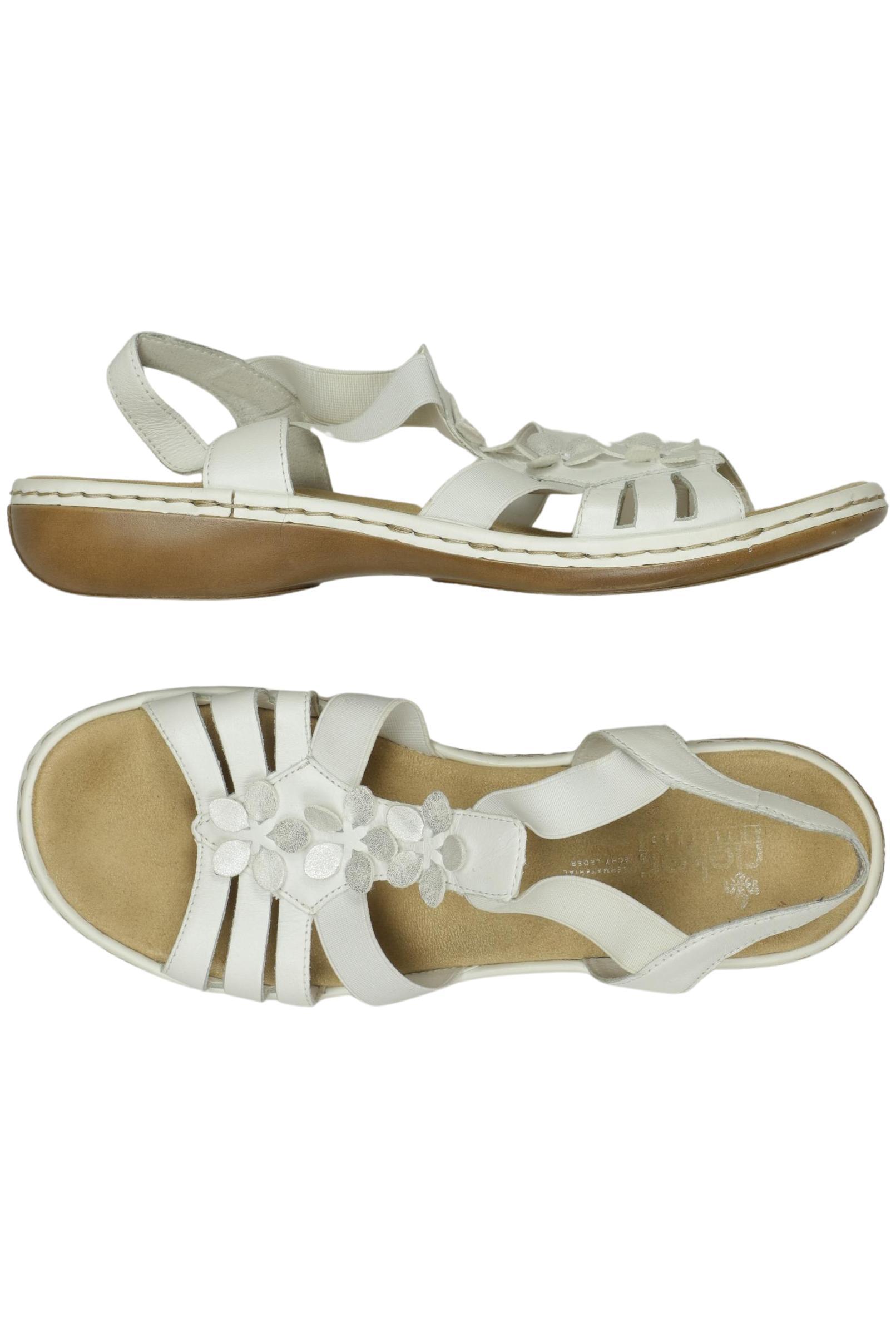 

Rieker Damen Sandale, weiß, Gr. 42