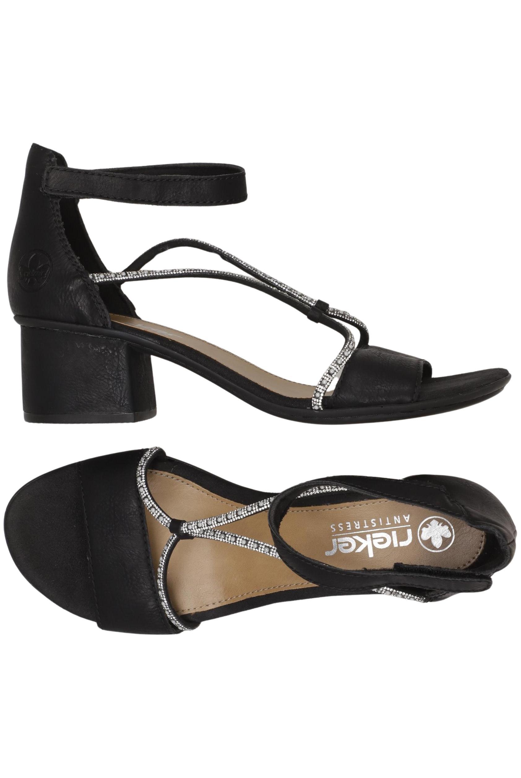 

Rieker Damen Sandale, schwarz, Gr. 42