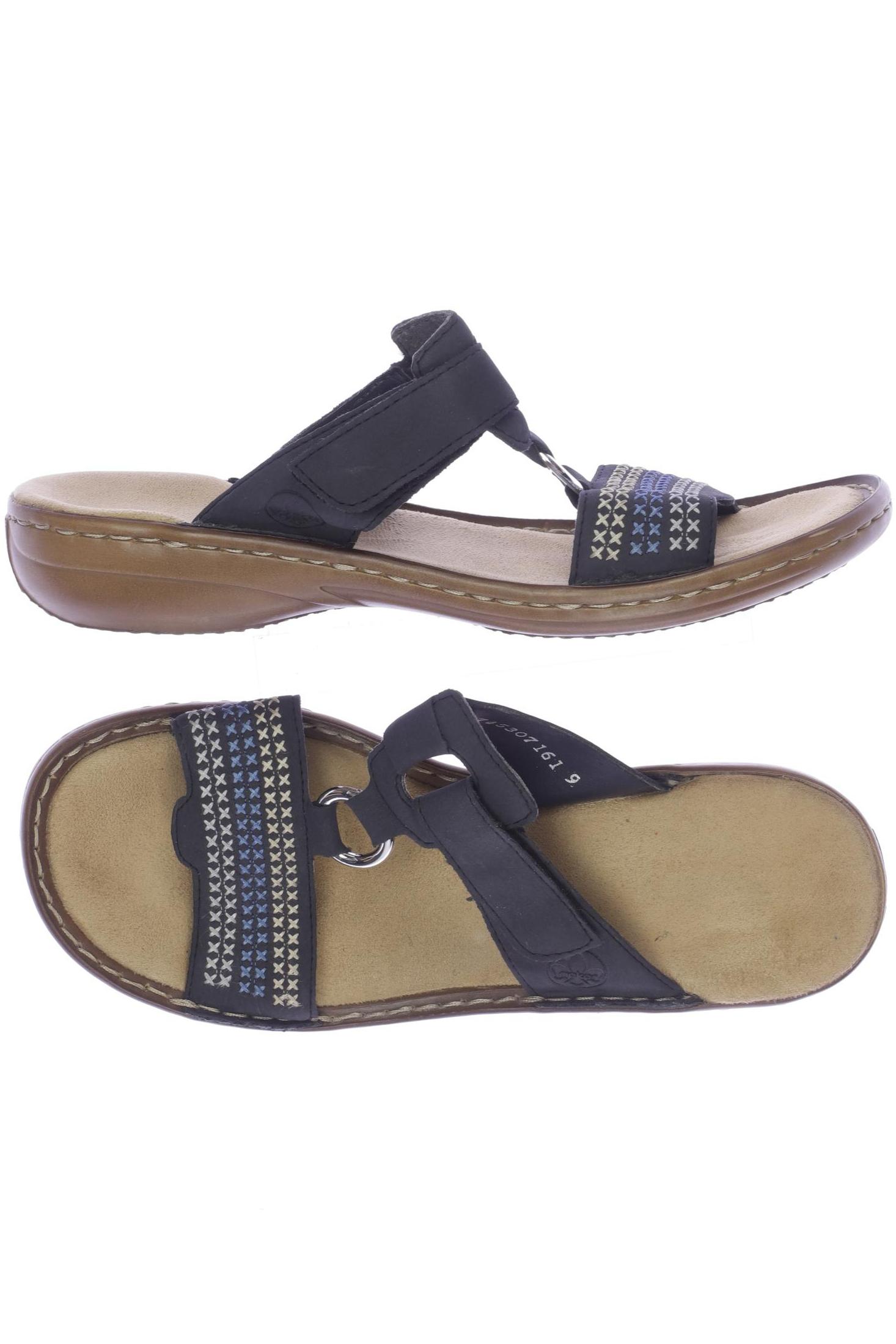 

Rieker Damen Sandale, marineblau, Gr. 38