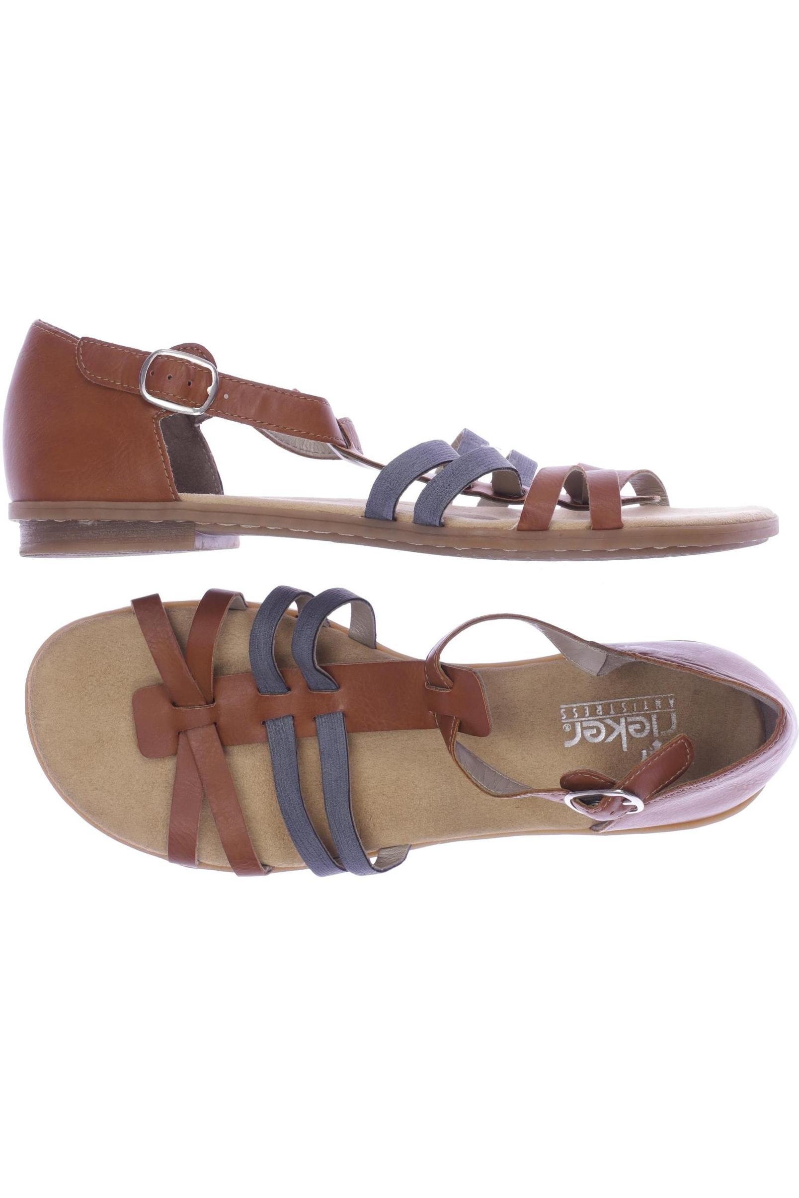 

Rieker Damen Sandale, braun, Gr. 40