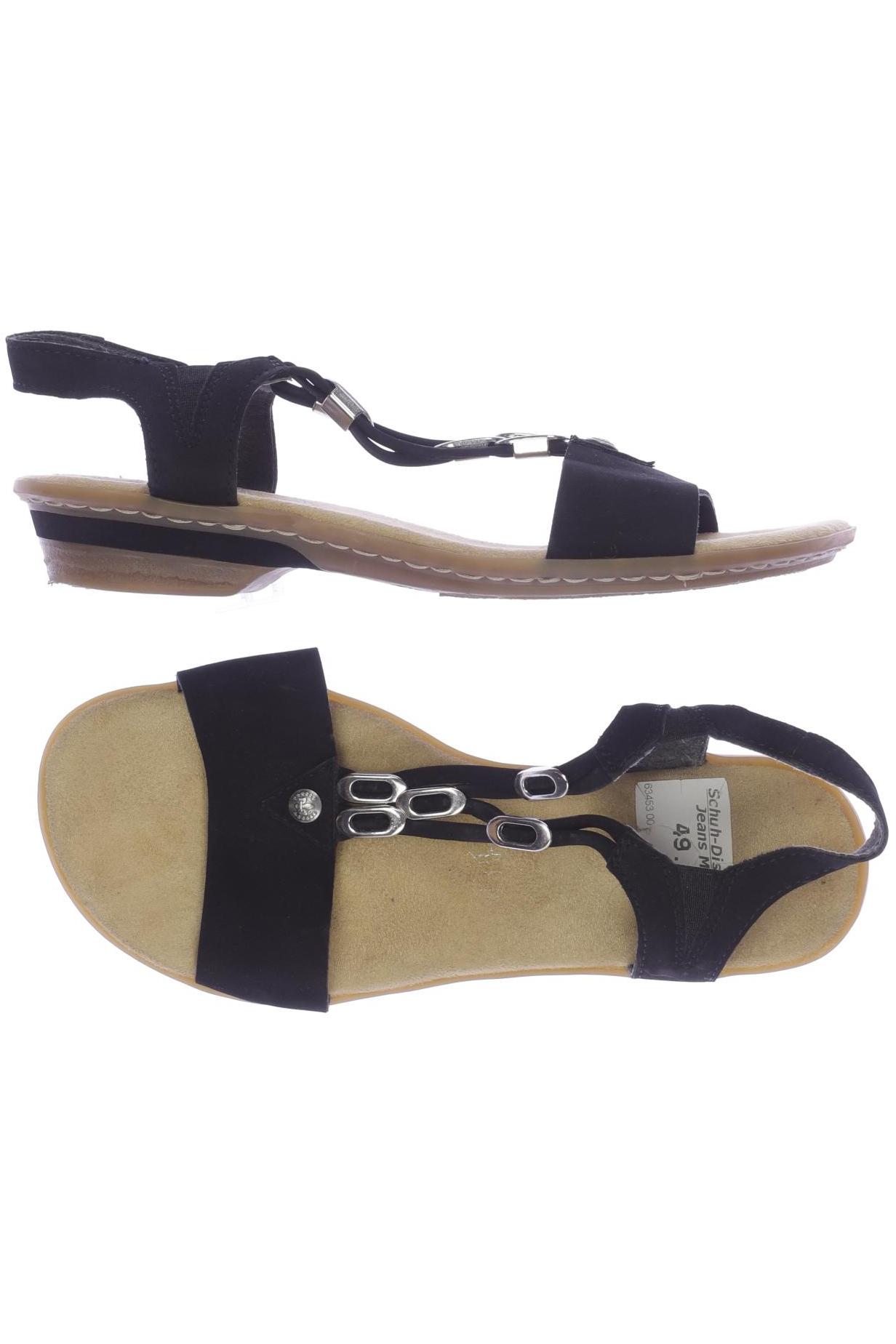 

Rieker Damen Sandale, schwarz, Gr. 36