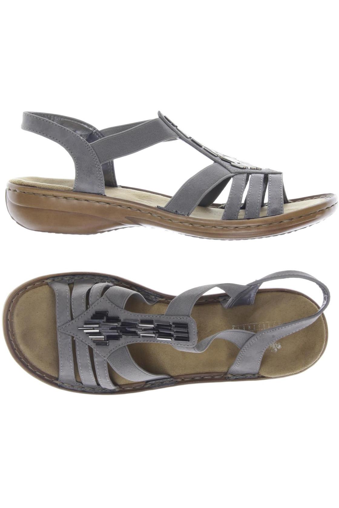 

Rieker Damen Sandale, grau, Gr. 39