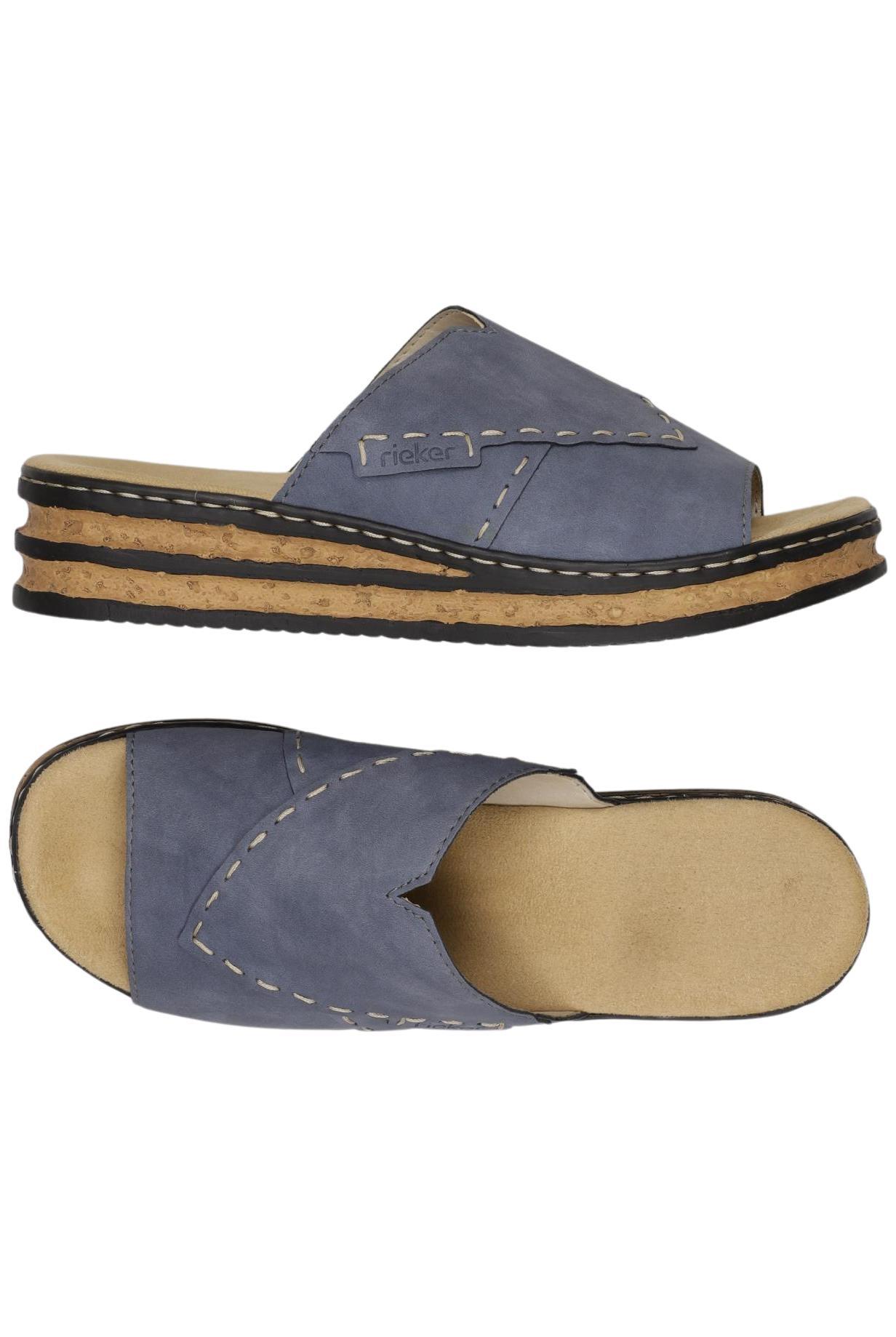 

Rieker Damen Sandale, blau, Gr. 40