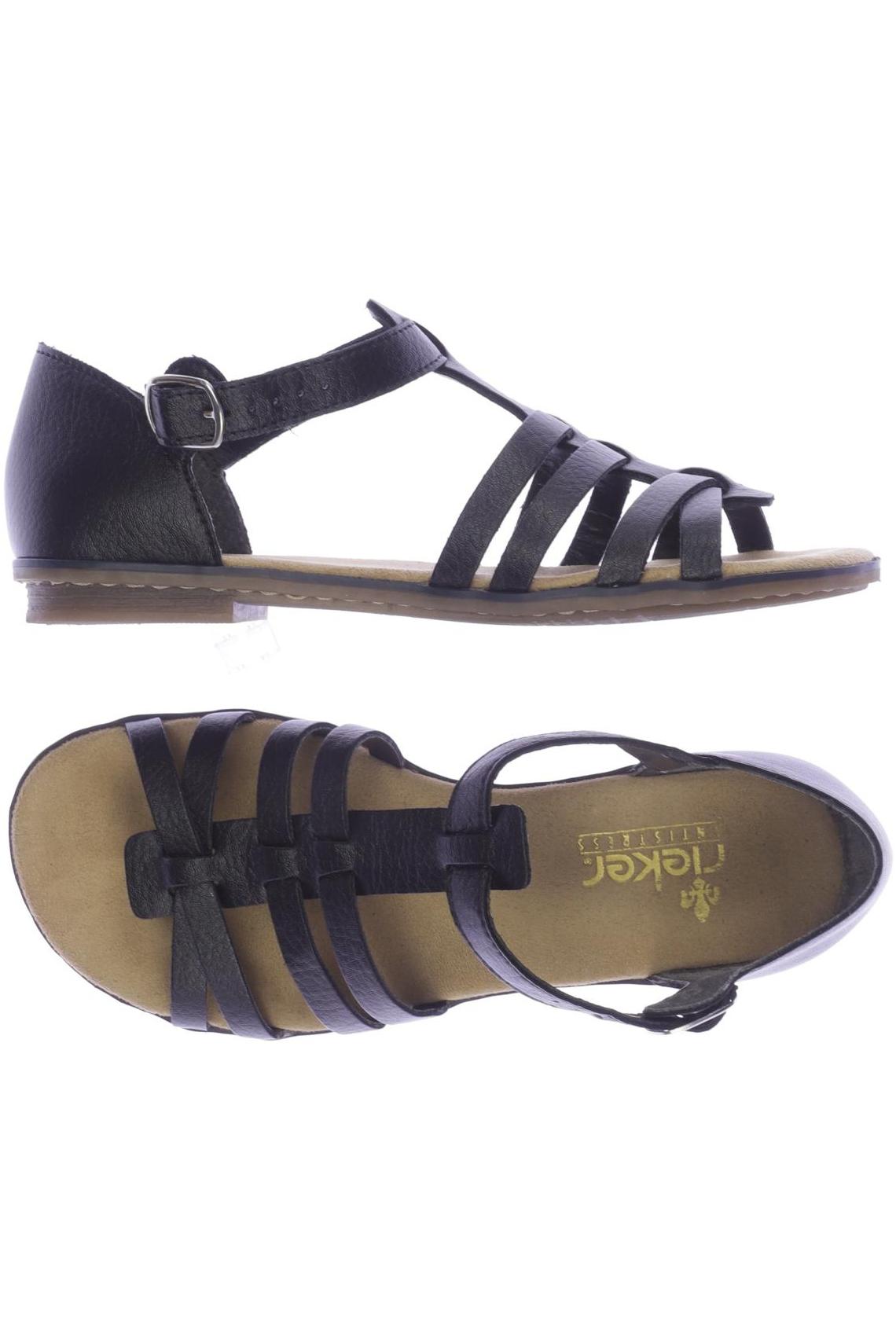 

Rieker Damen Sandale, schwarz