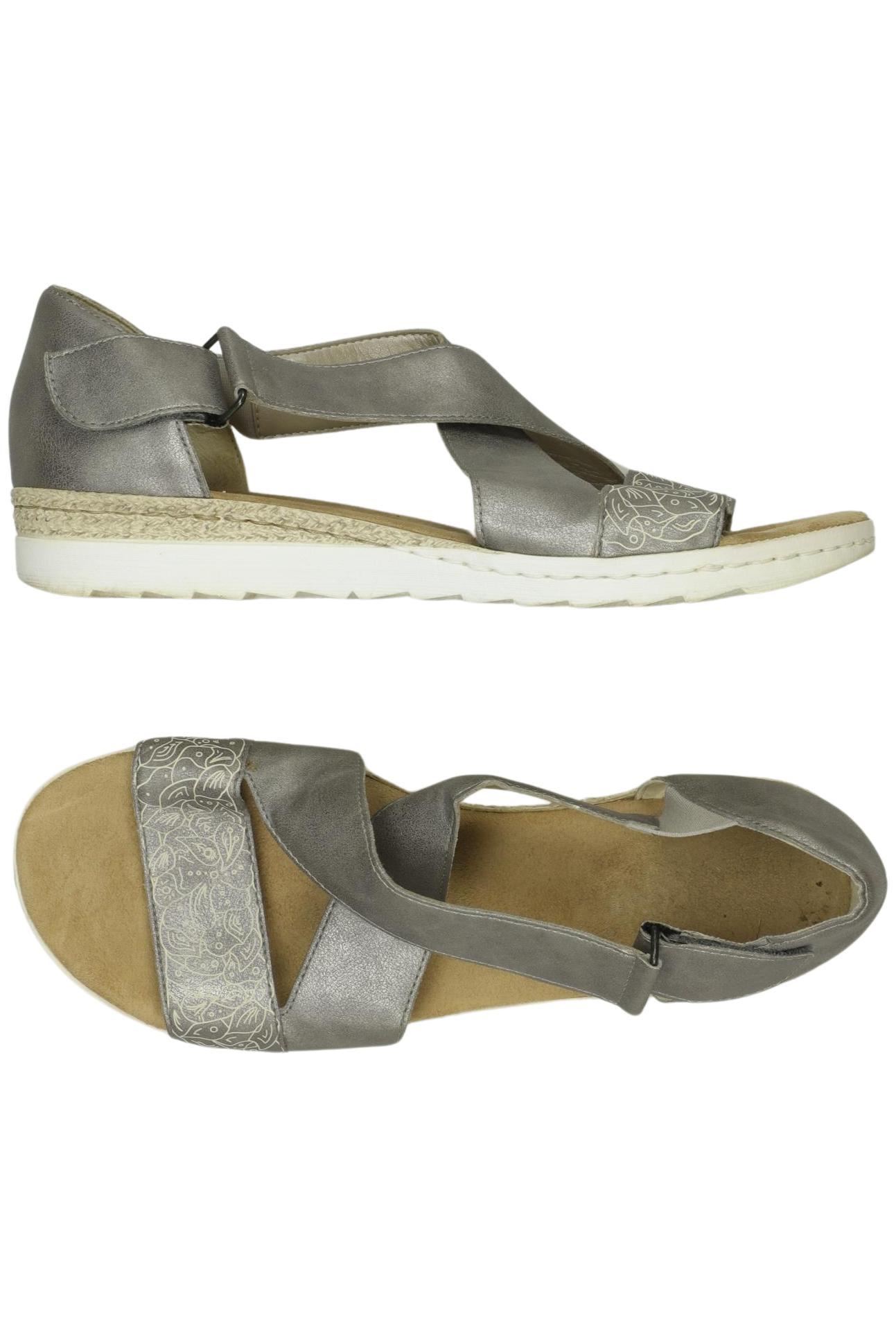 

Rieker Damen Sandale, grau, Gr. 41