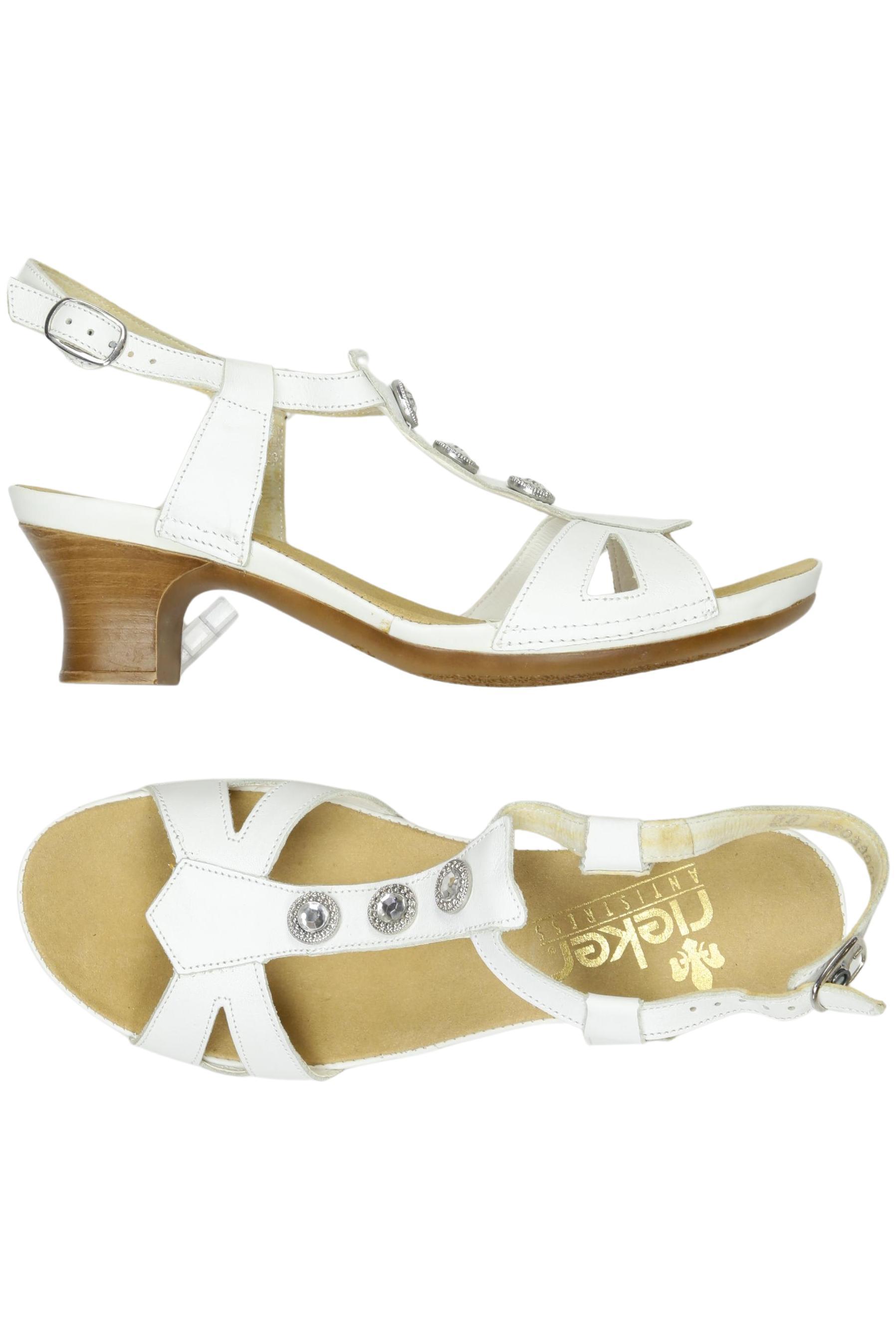 

Rieker Damen Sandale, weiß, Gr. 38