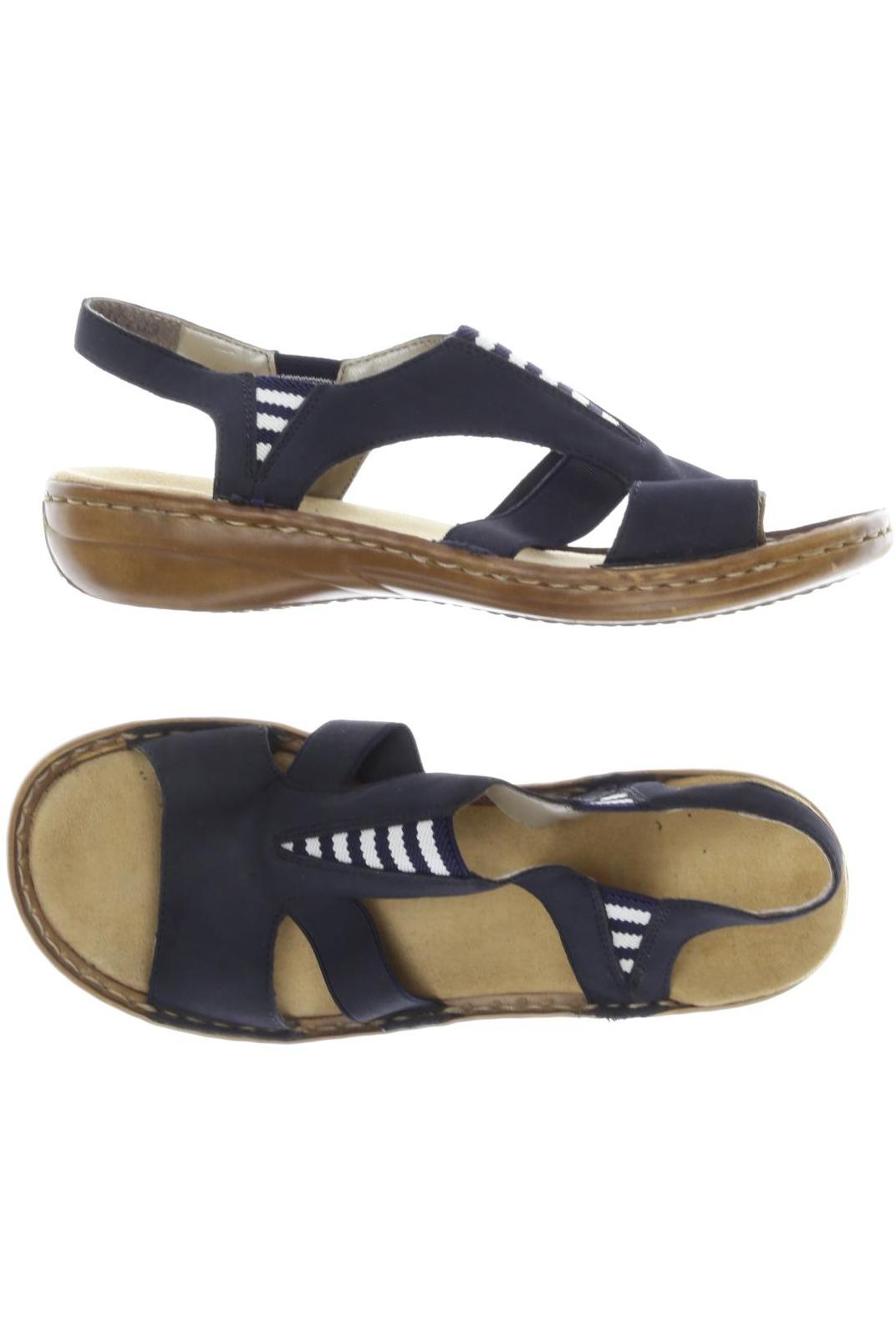 

Rieker Damen Sandale, marineblau, Gr. 37