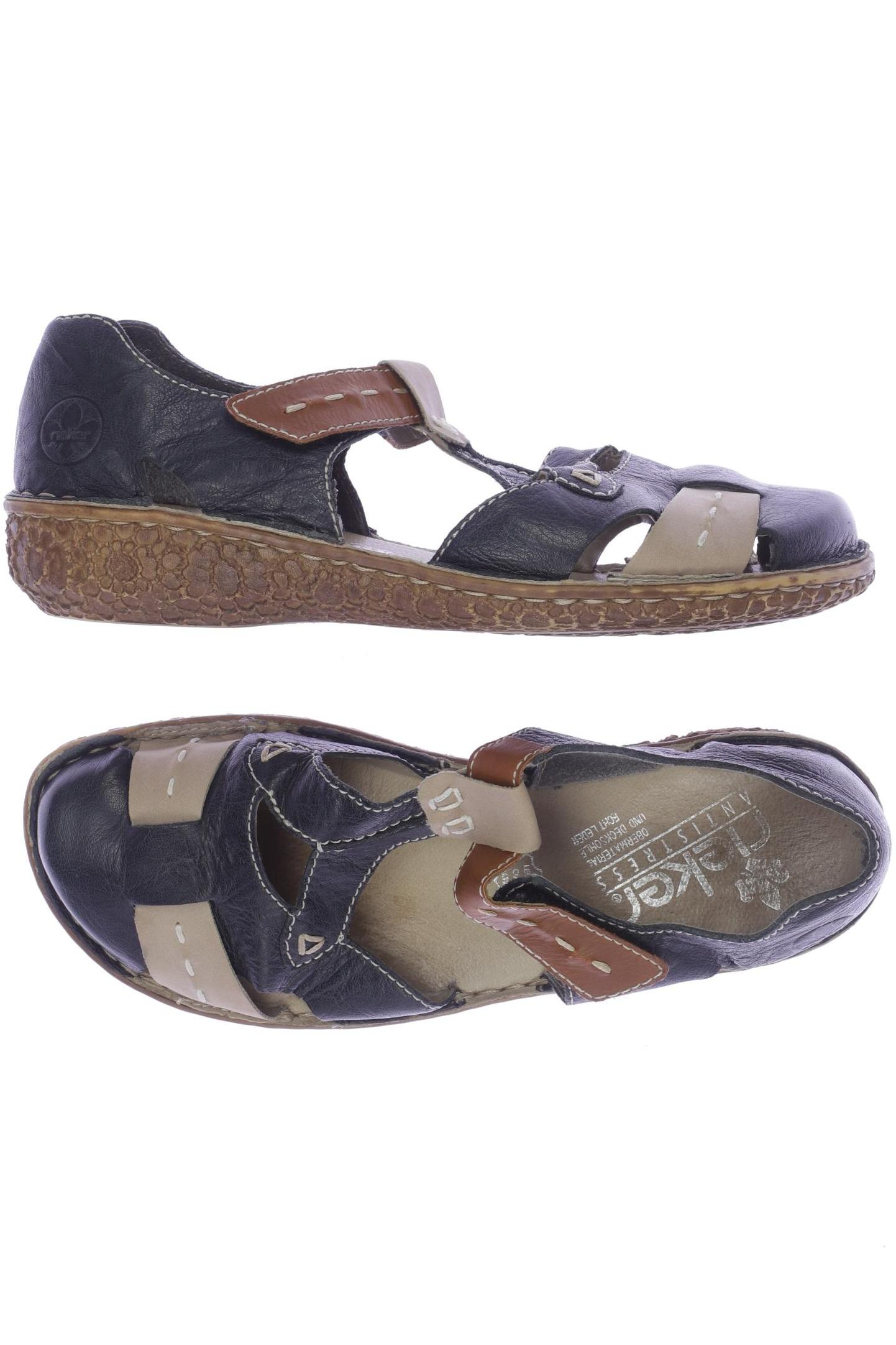 

Rieker Damen Sandale, marineblau, Gr. 39