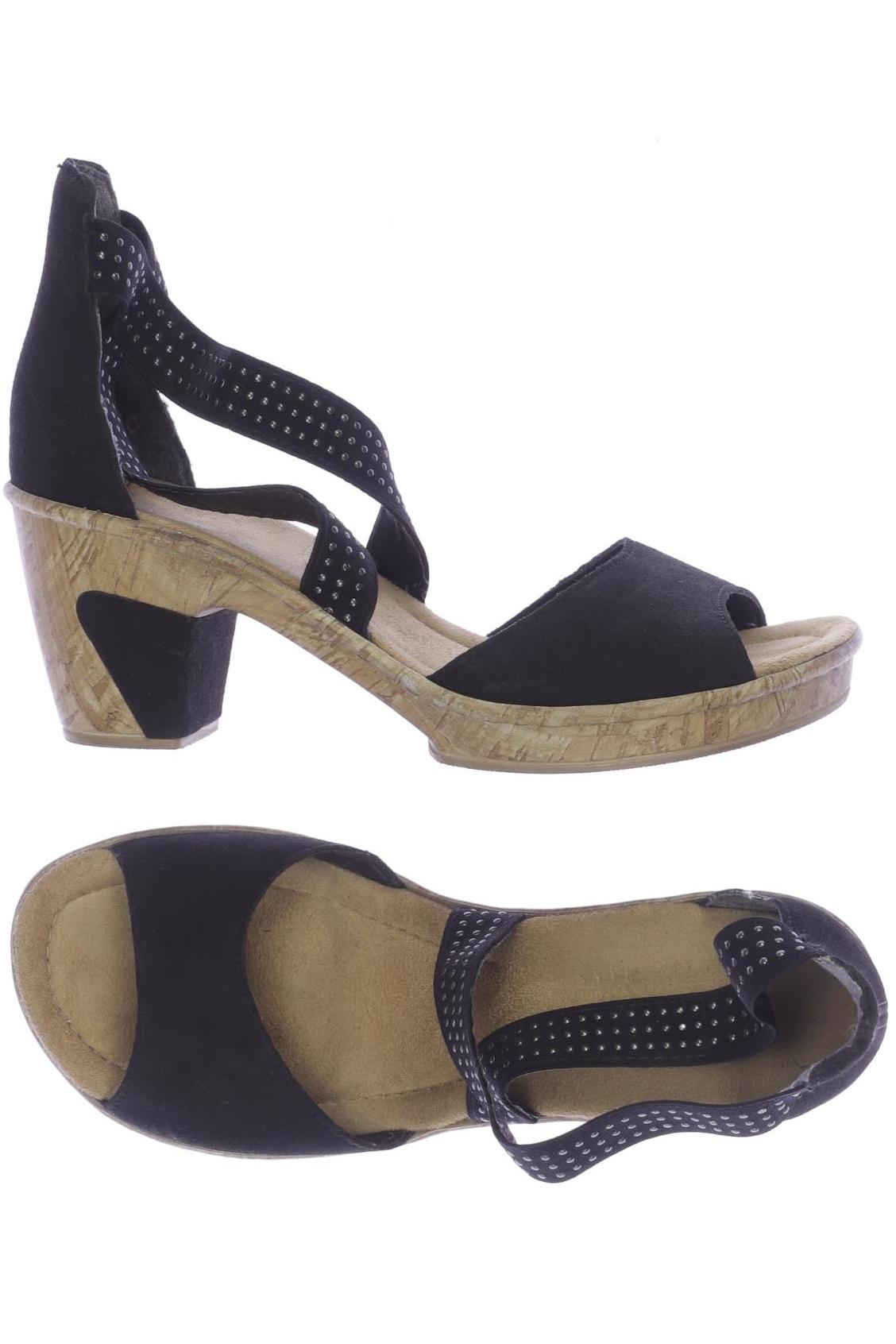 

Rieker Damen Sandale, schwarz, Gr. 37