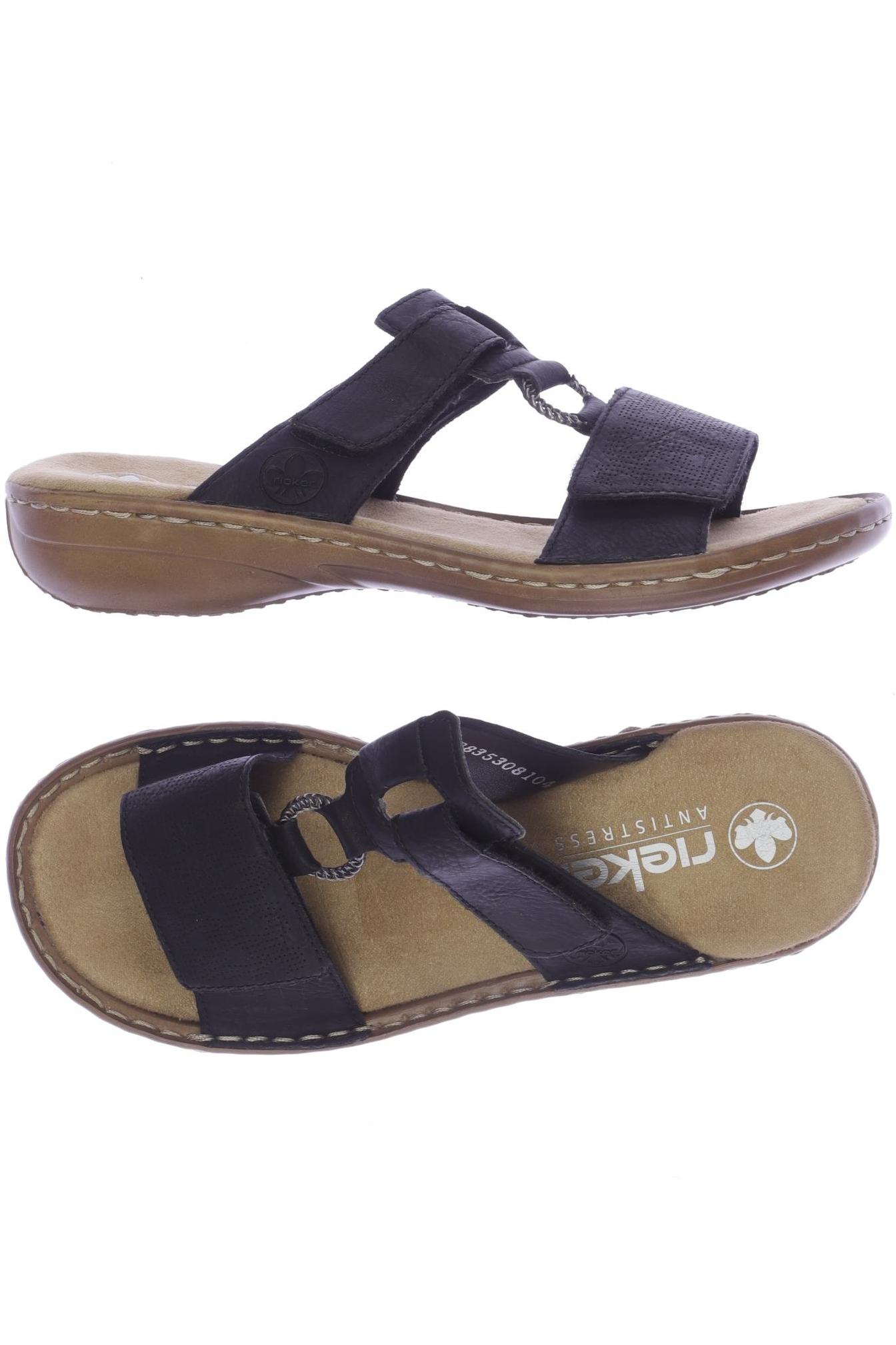 

Rieker Damen Sandale, schwarz, Gr. 36