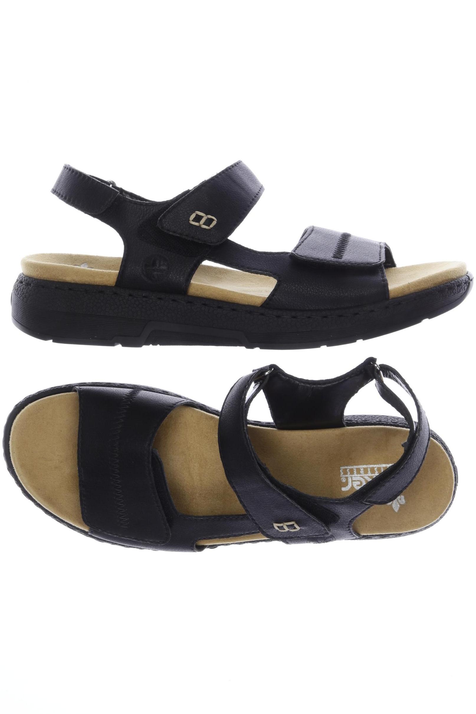 

Rieker Damen Sandale, schwarz, Gr. 42