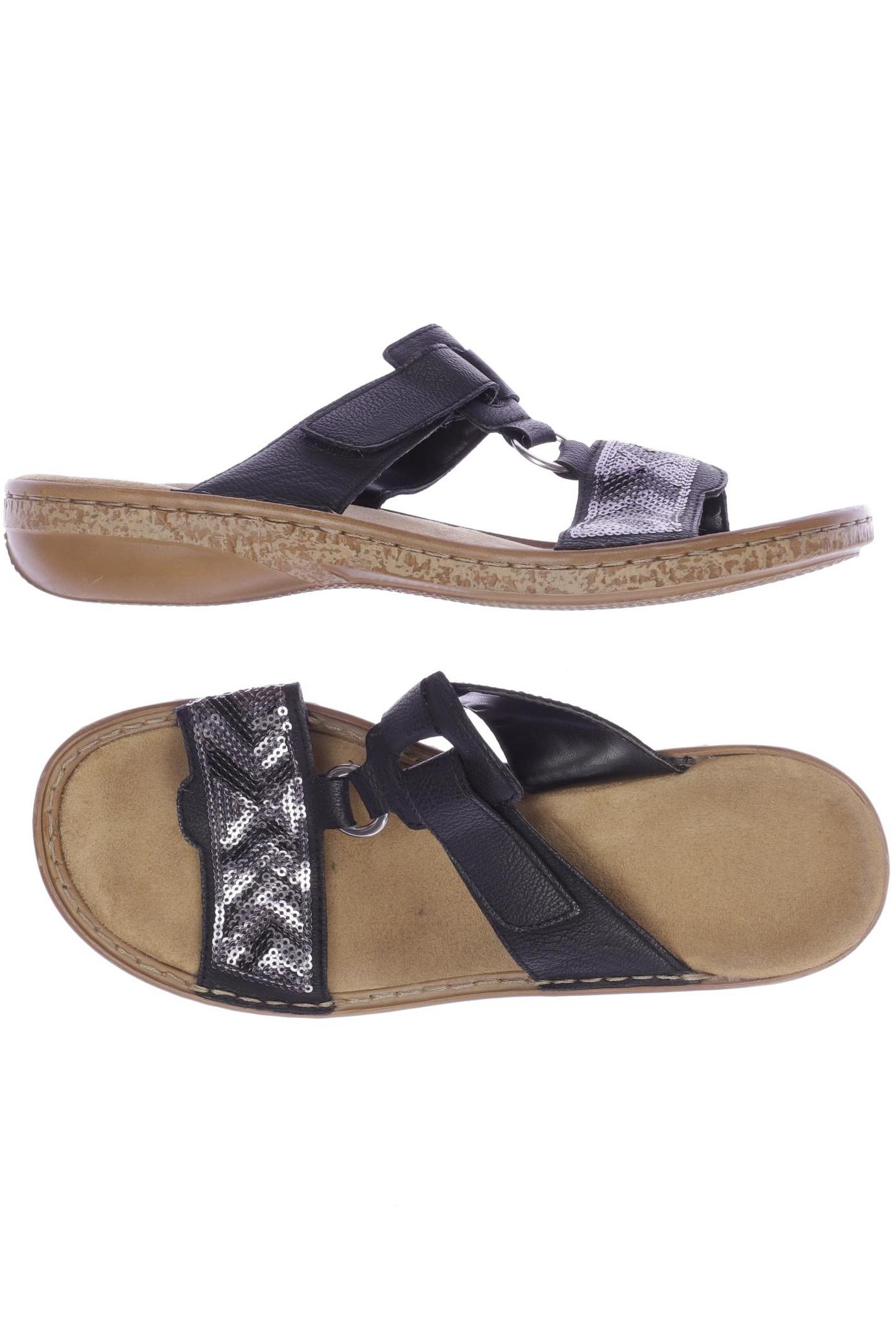 

Rieker Damen Sandale, schwarz, Gr. 39