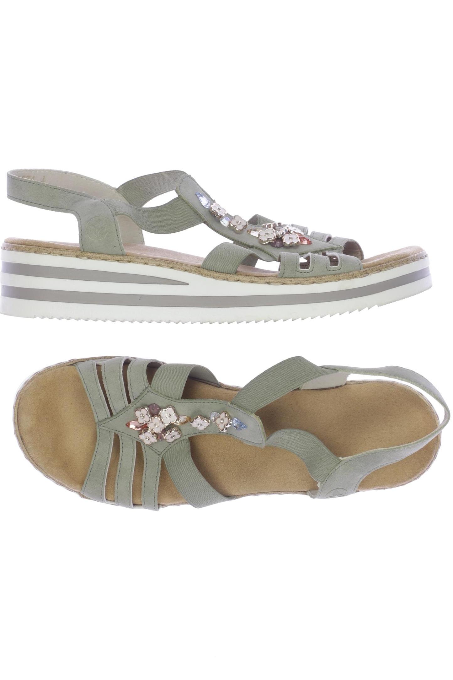 

Rieker Damen Sandale, grün, Gr. 40