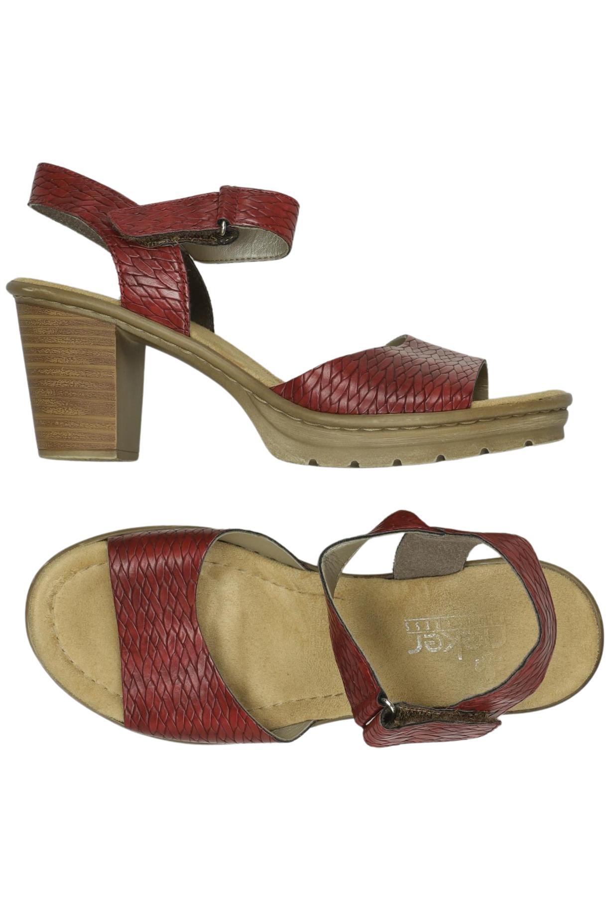 

Rieker Damen Sandale, bordeaux, Gr. 37