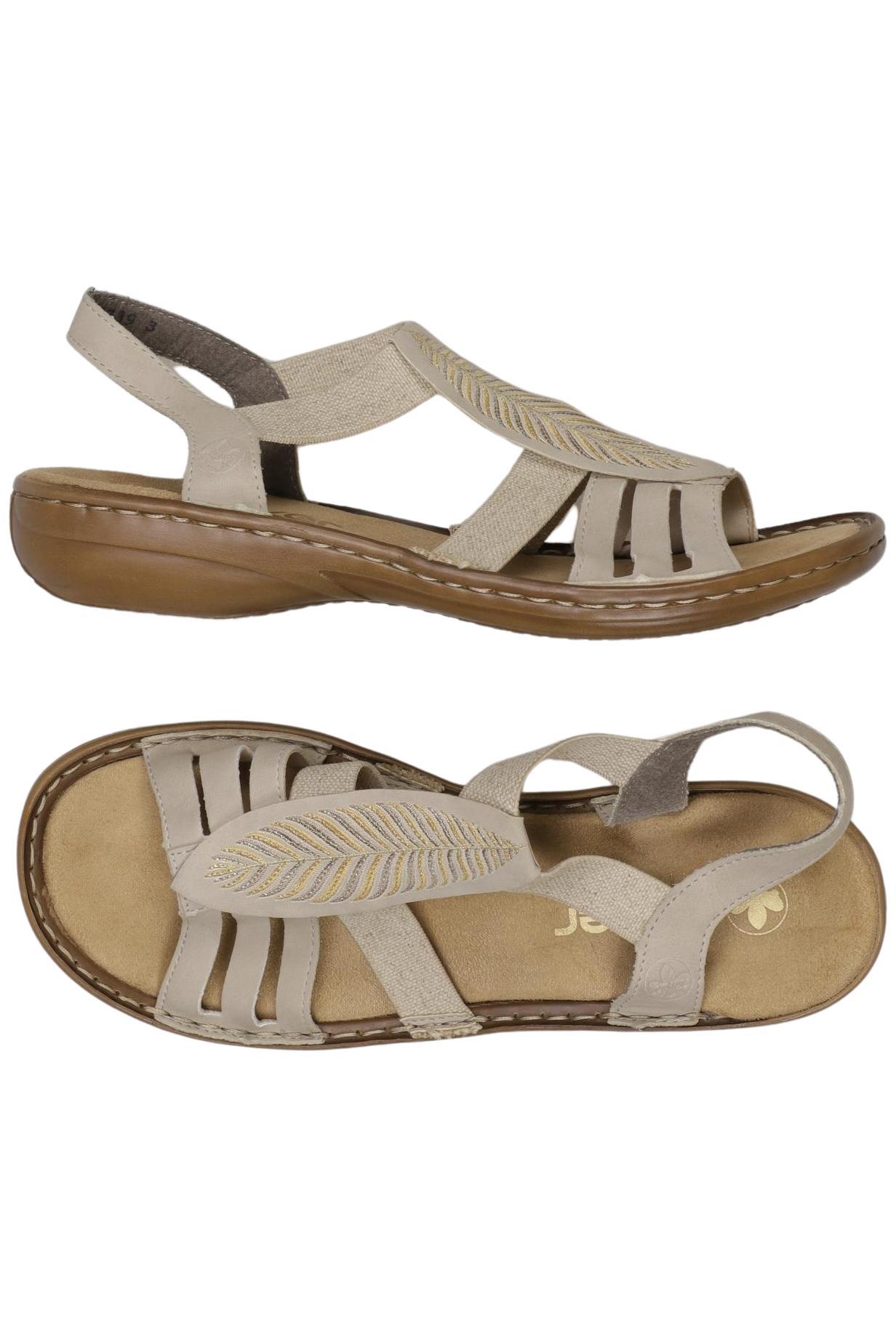 

Rieker Damen Sandale, beige, Gr. 39