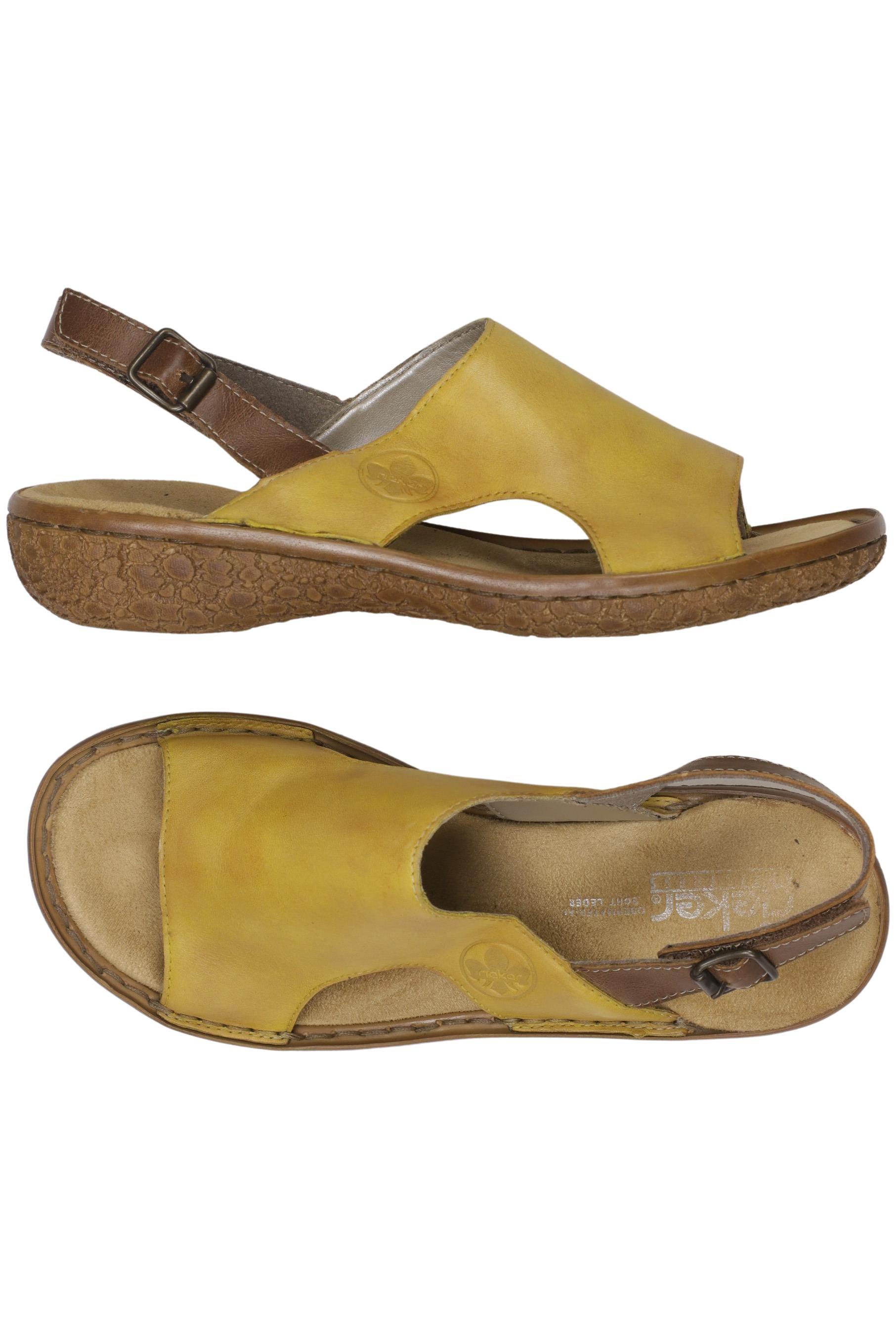 

Rieker Damen Sandale, gelb, Gr. 36