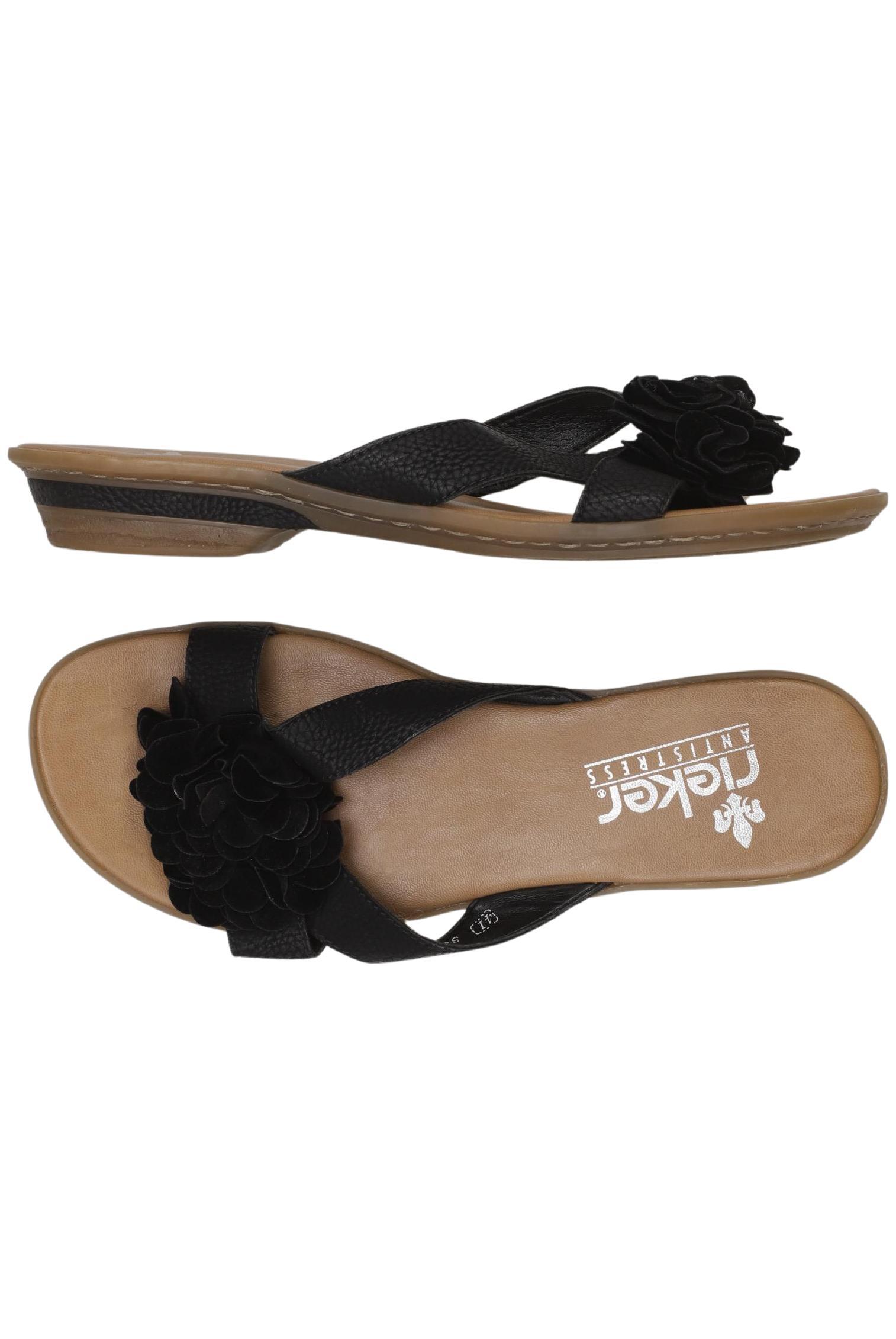 

Rieker Damen Sandale, schwarz, Gr. 41