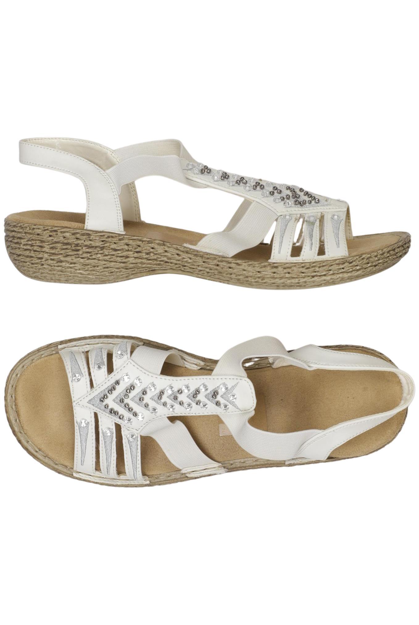 

Rieker Damen Sandale, weiß, Gr. 37