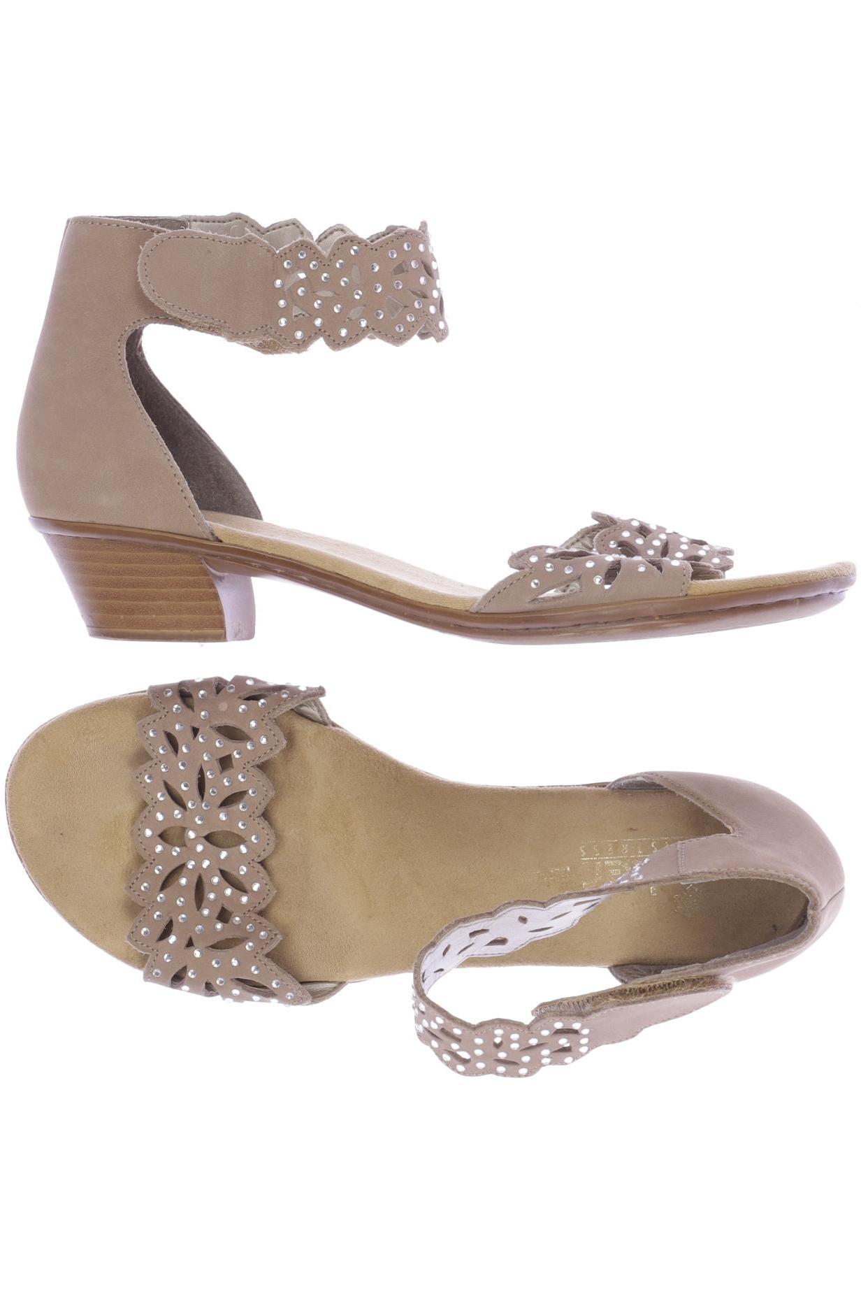 

Rieker Damen Sandale, beige, Gr. 38