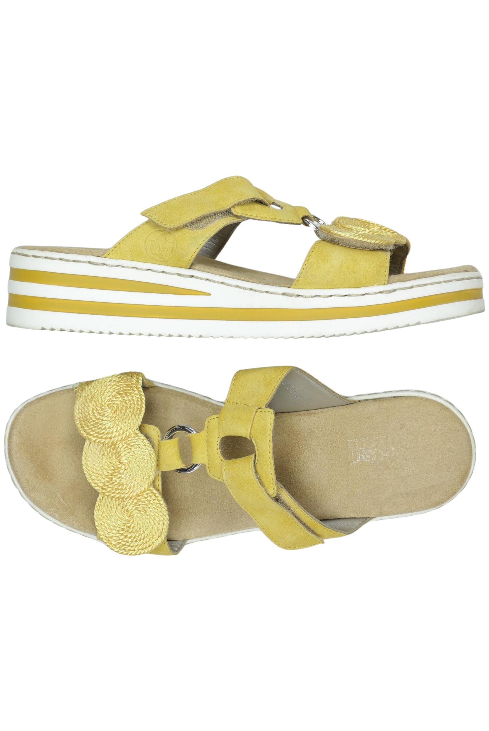 

Rieker Damen Sandale, gelb, Gr. 39
