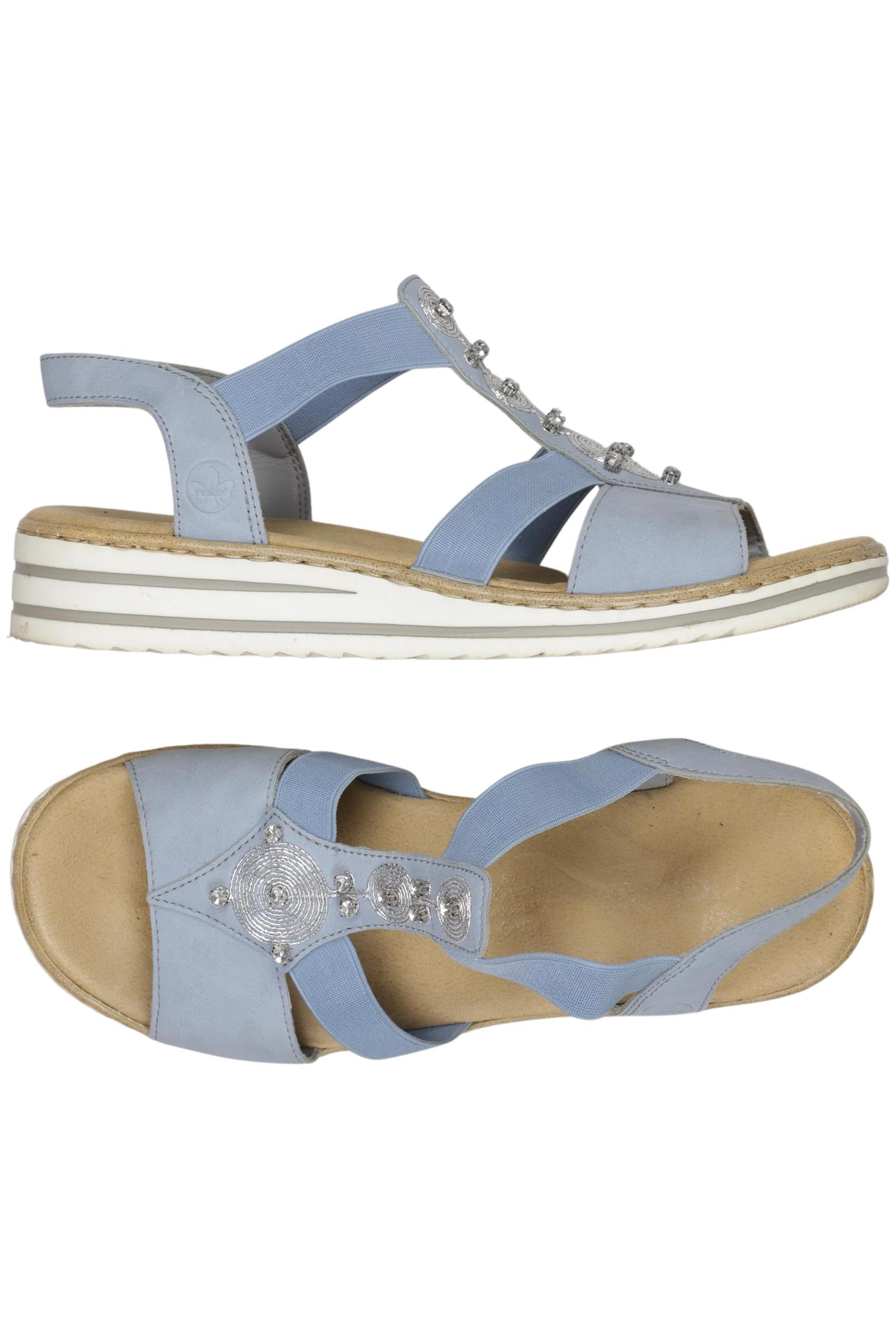 

Rieker Damen Sandale, hellblau, Gr. 38