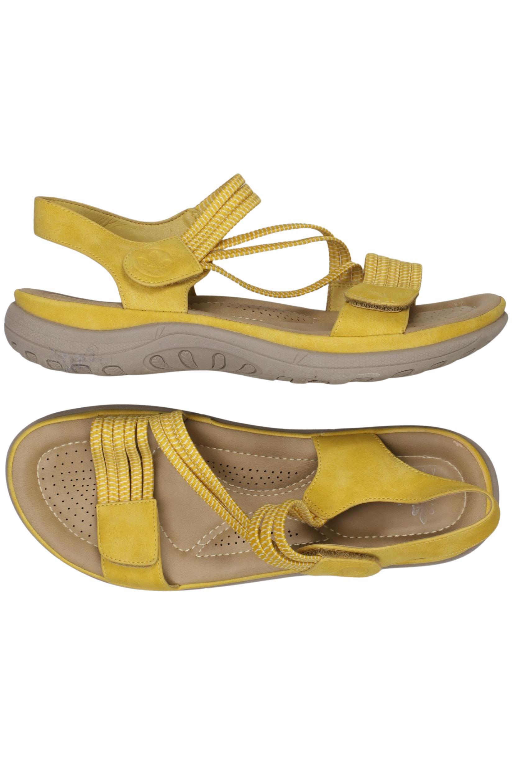 

Rieker Damen Sandale, gelb, Gr. 39