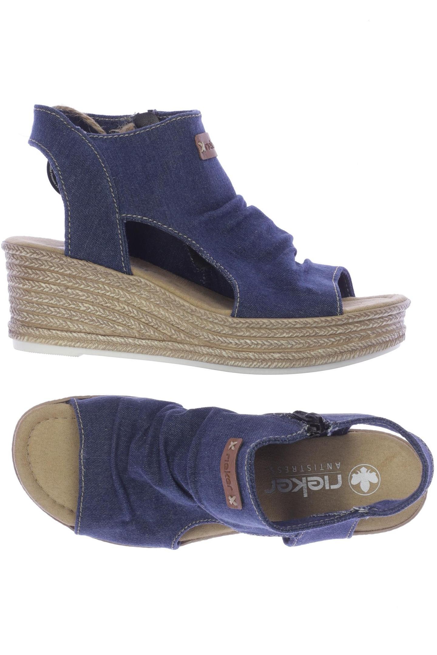 

Rieker Damen Sandale, marineblau, Gr. 39