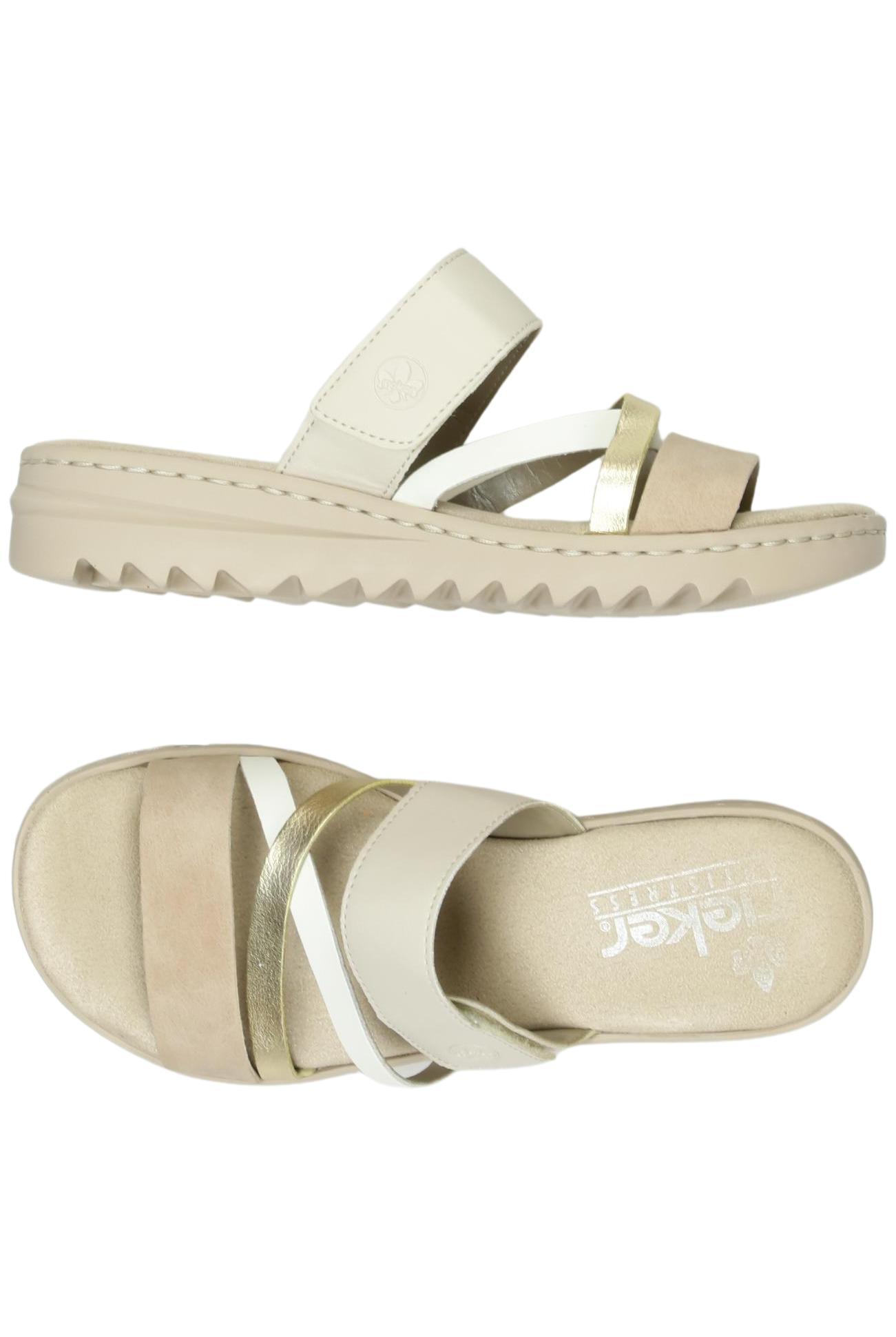 

Rieker Damen Sandale, beige, Gr. 37