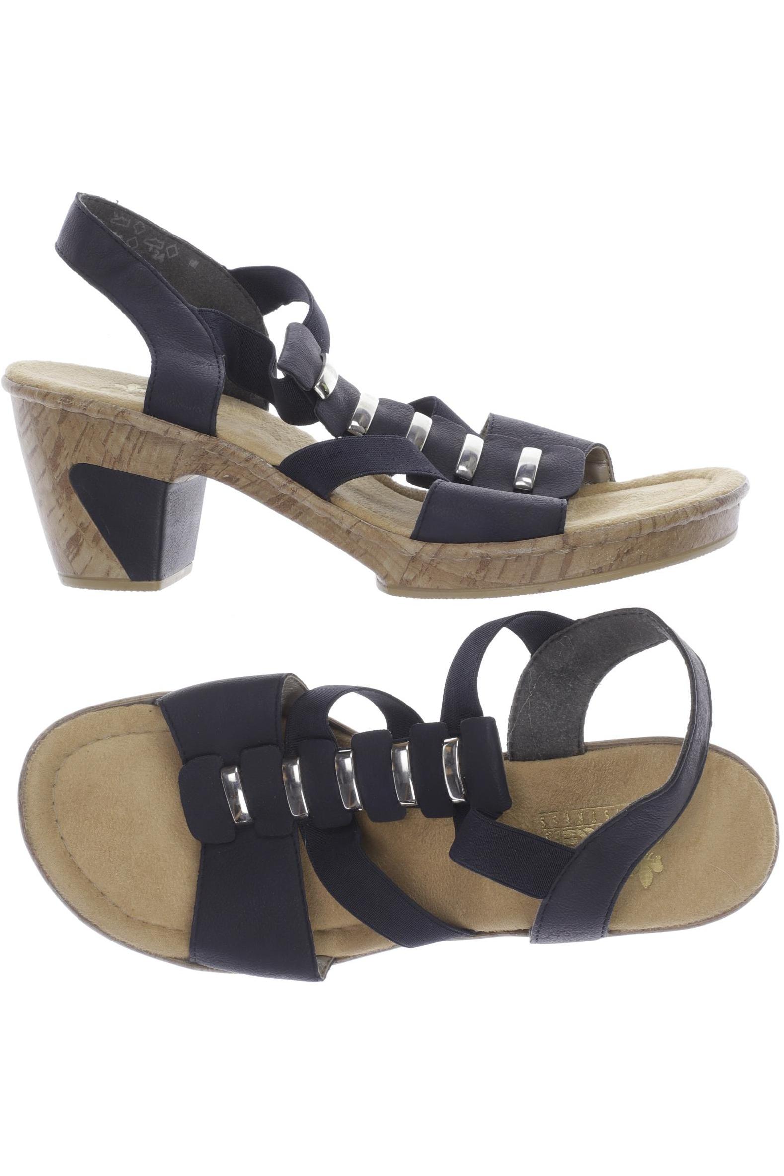 

Rieker Damen Sandale, marineblau, Gr. 40