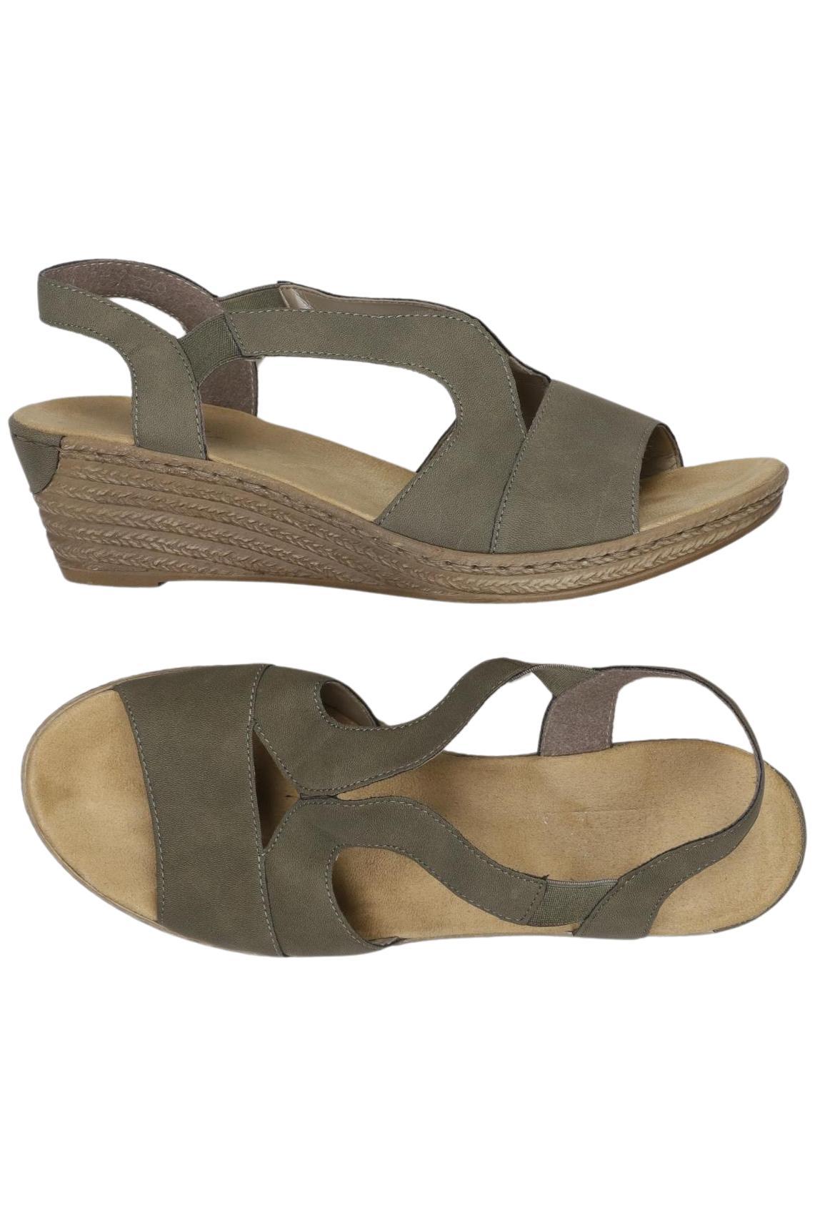 

Rieker Damen Sandale, grün, Gr. 38