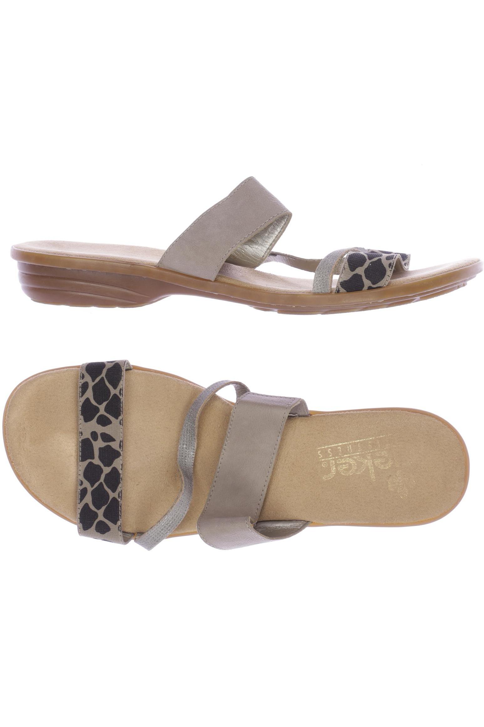 

Rieker Damen Sandale, beige, Gr. 40