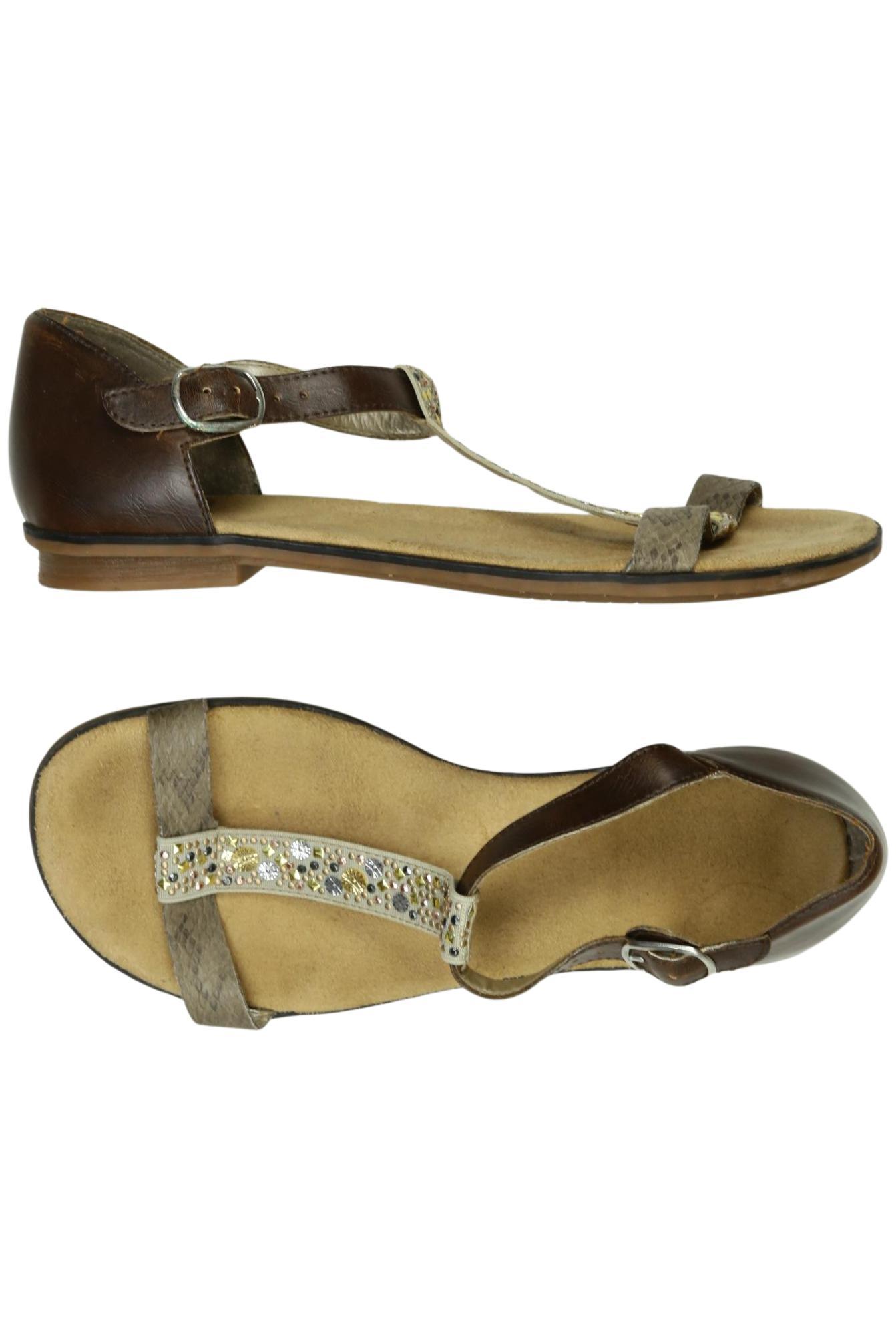 

Rieker Damen Sandale, braun, Gr. 36