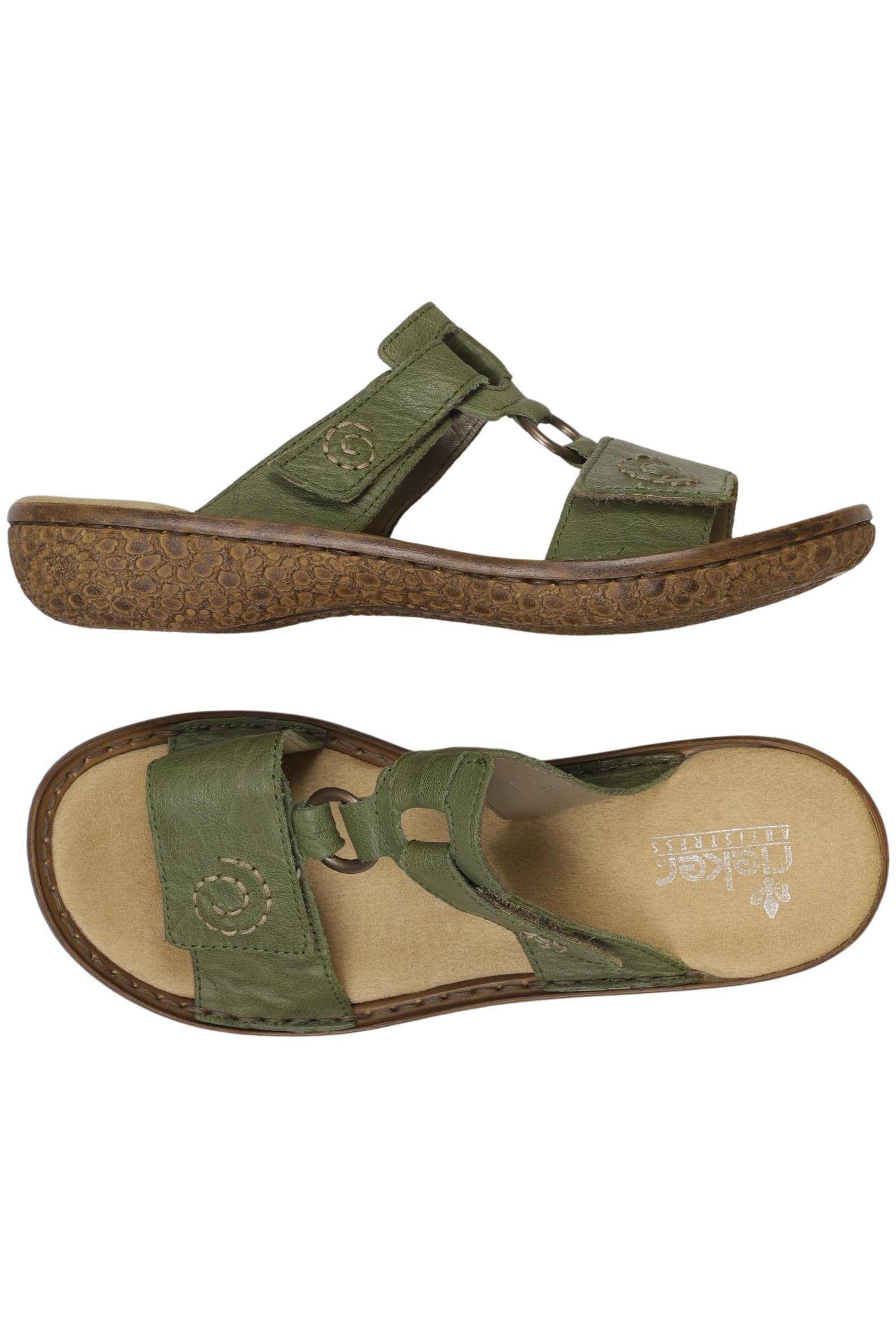 

Rieker Damen Sandale, grün, Gr. 37