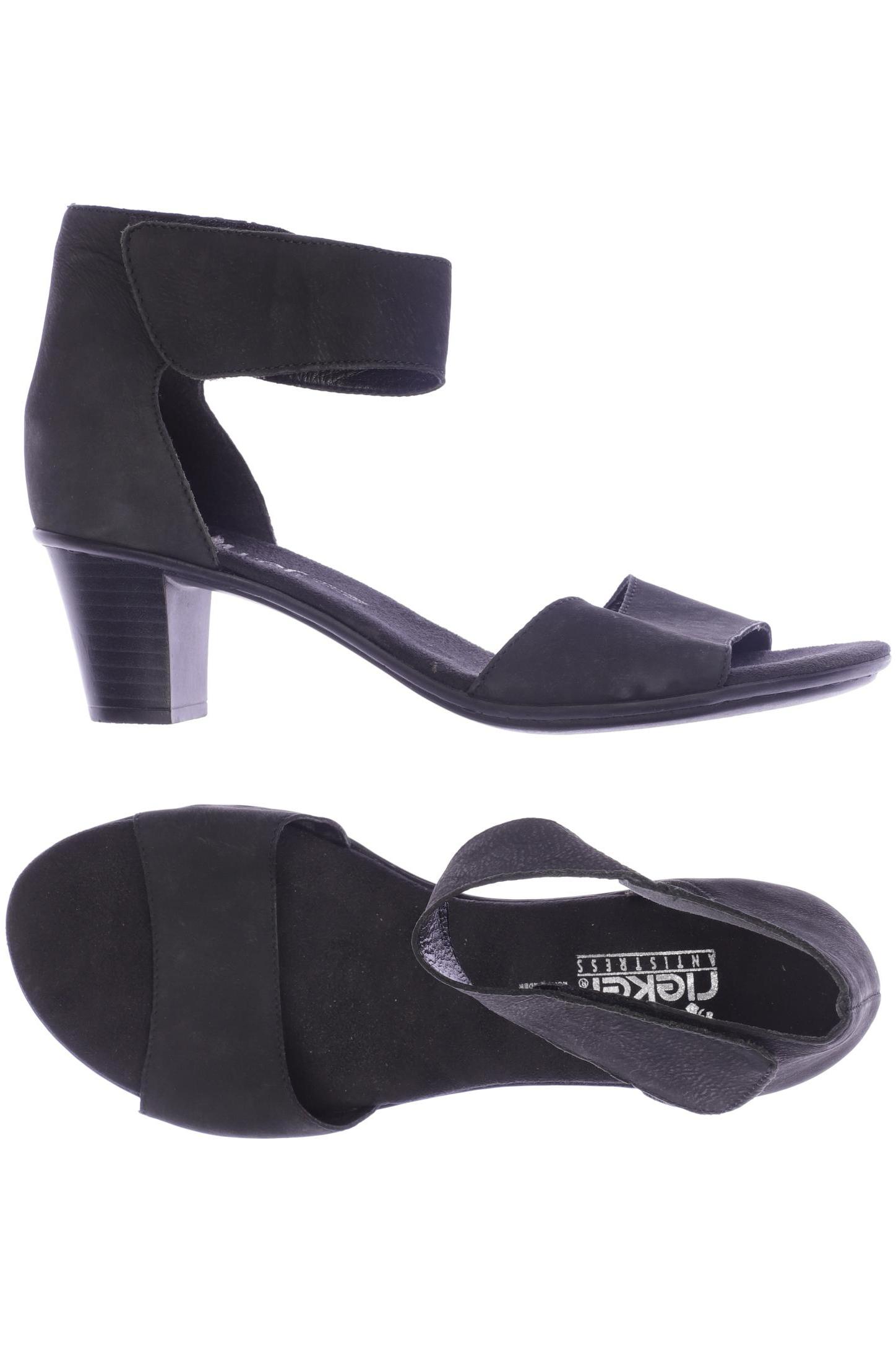 

Rieker Damen Sandale, schwarz, Gr. 39