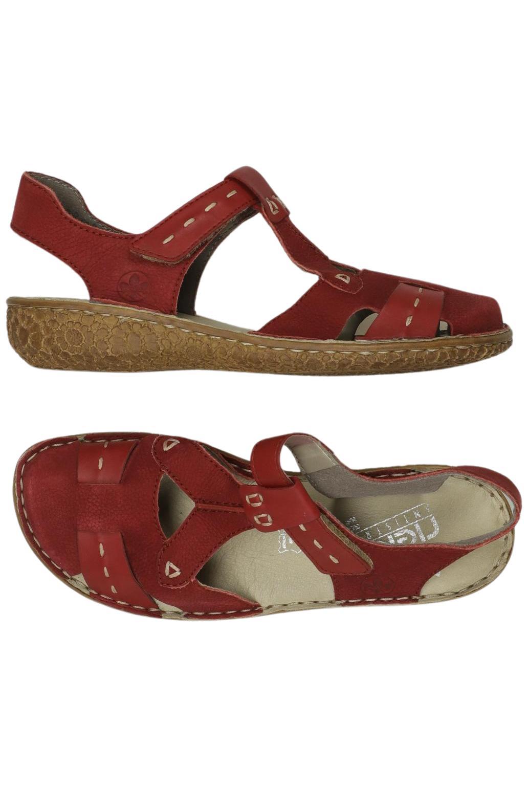 

Rieker Damen Sandale, rot, Gr. 39
