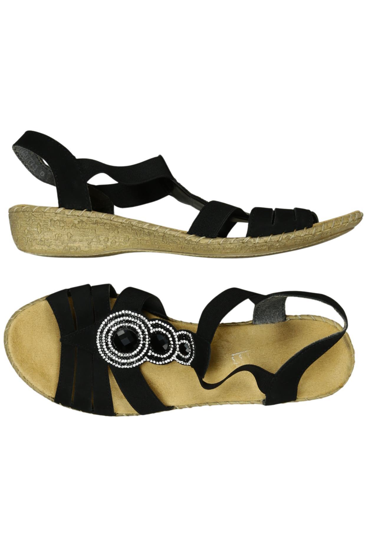 

Rieker Damen Sandale, schwarz, Gr. 39