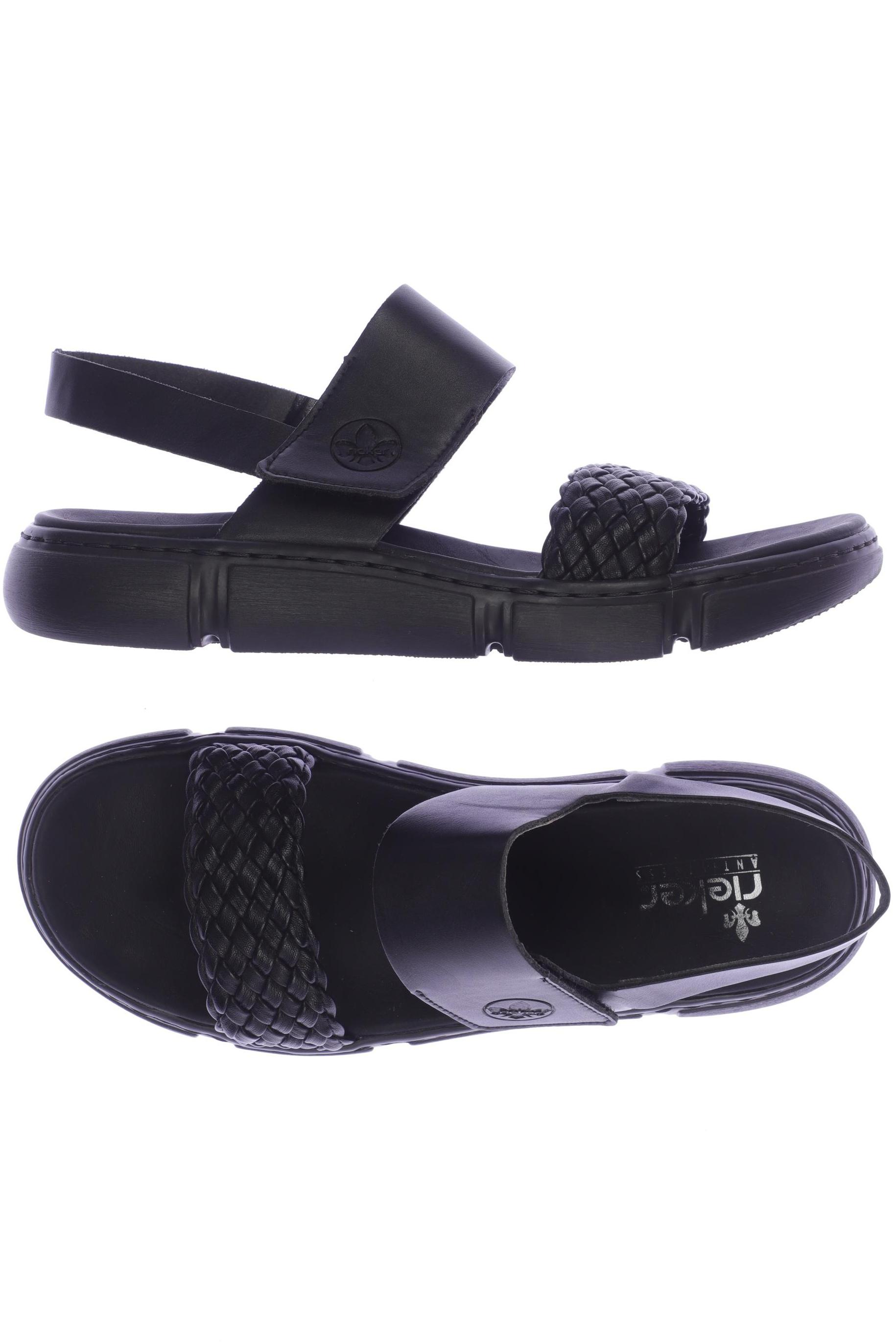 

Rieker Damen Sandale, schwarz