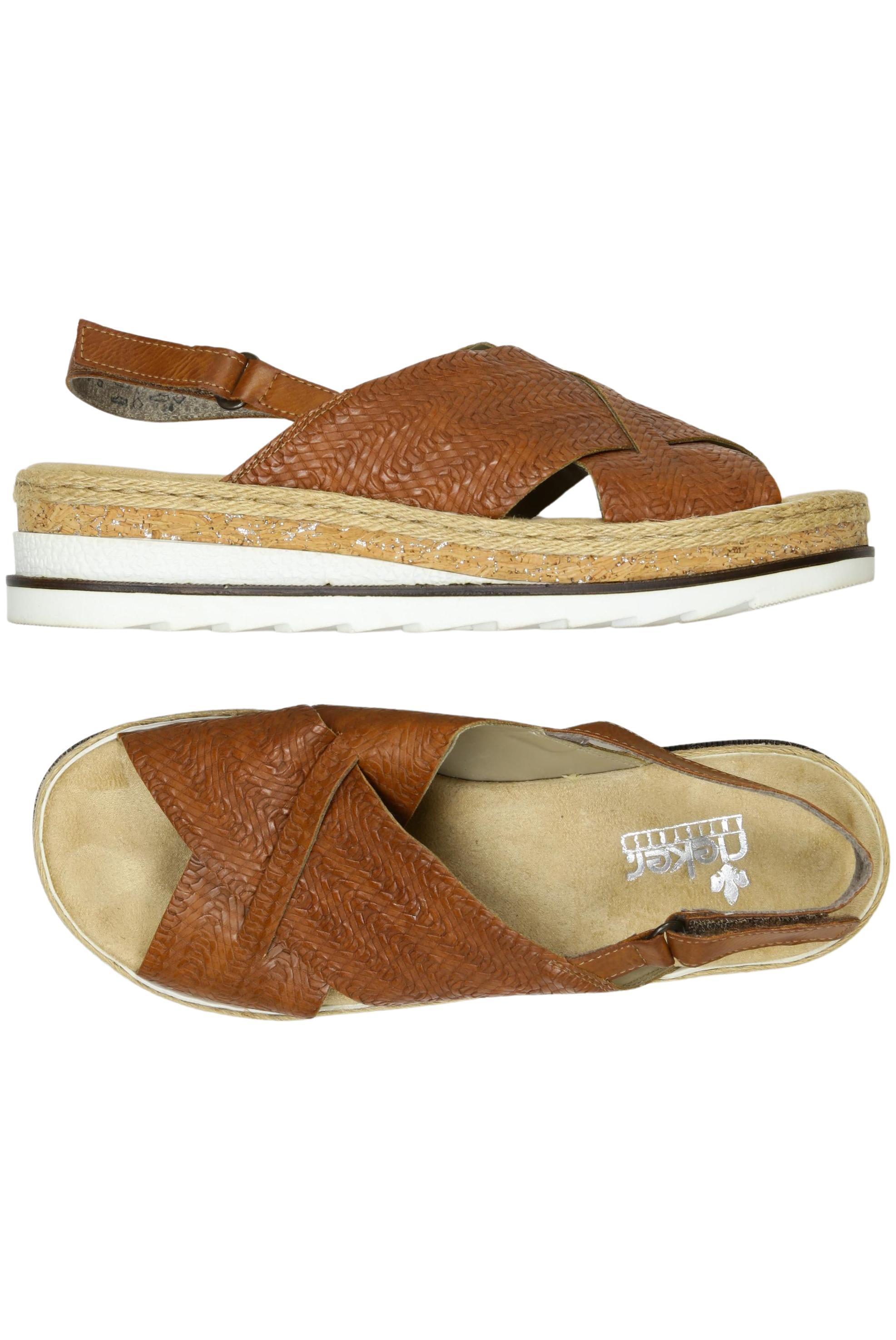 

Rieker Damen Sandale, braun, Gr. 41