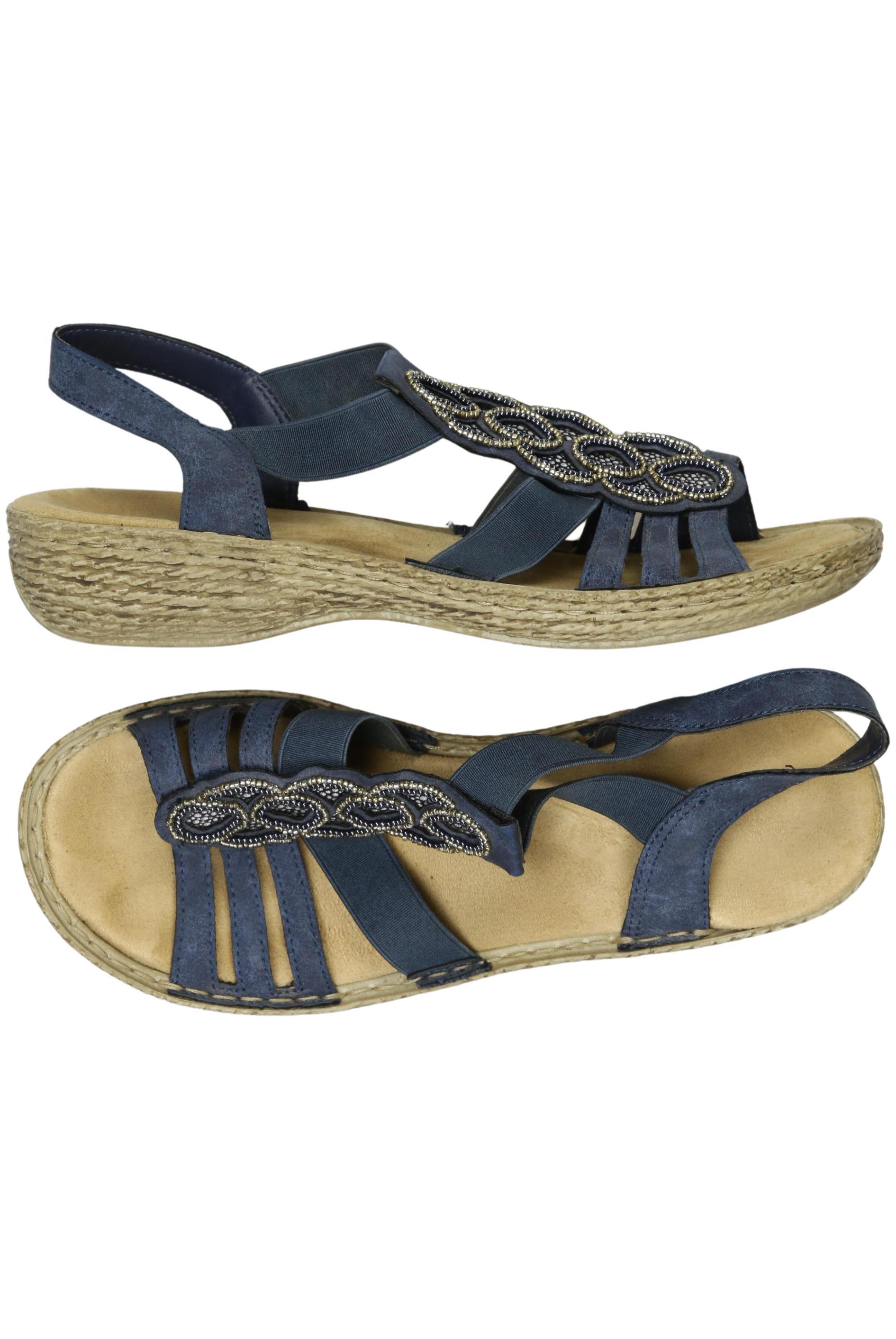

Rieker Damen Sandale, marineblau, Gr. 38