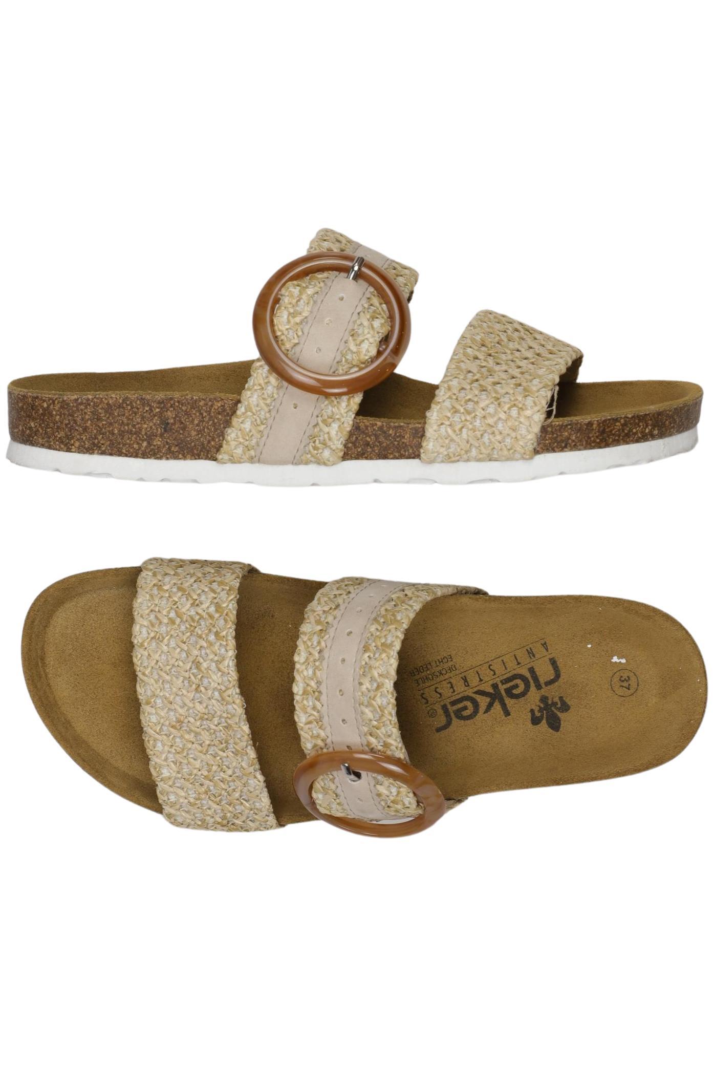 

Rieker Damen Sandale, beige, Gr. 37