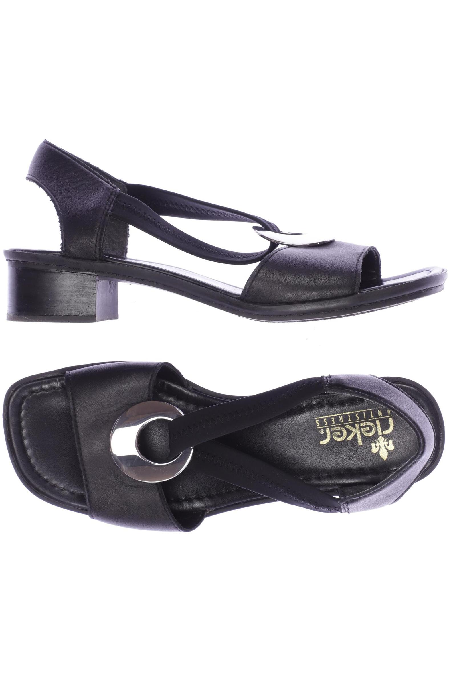 

Rieker Damen Sandale, schwarz, Gr. 37