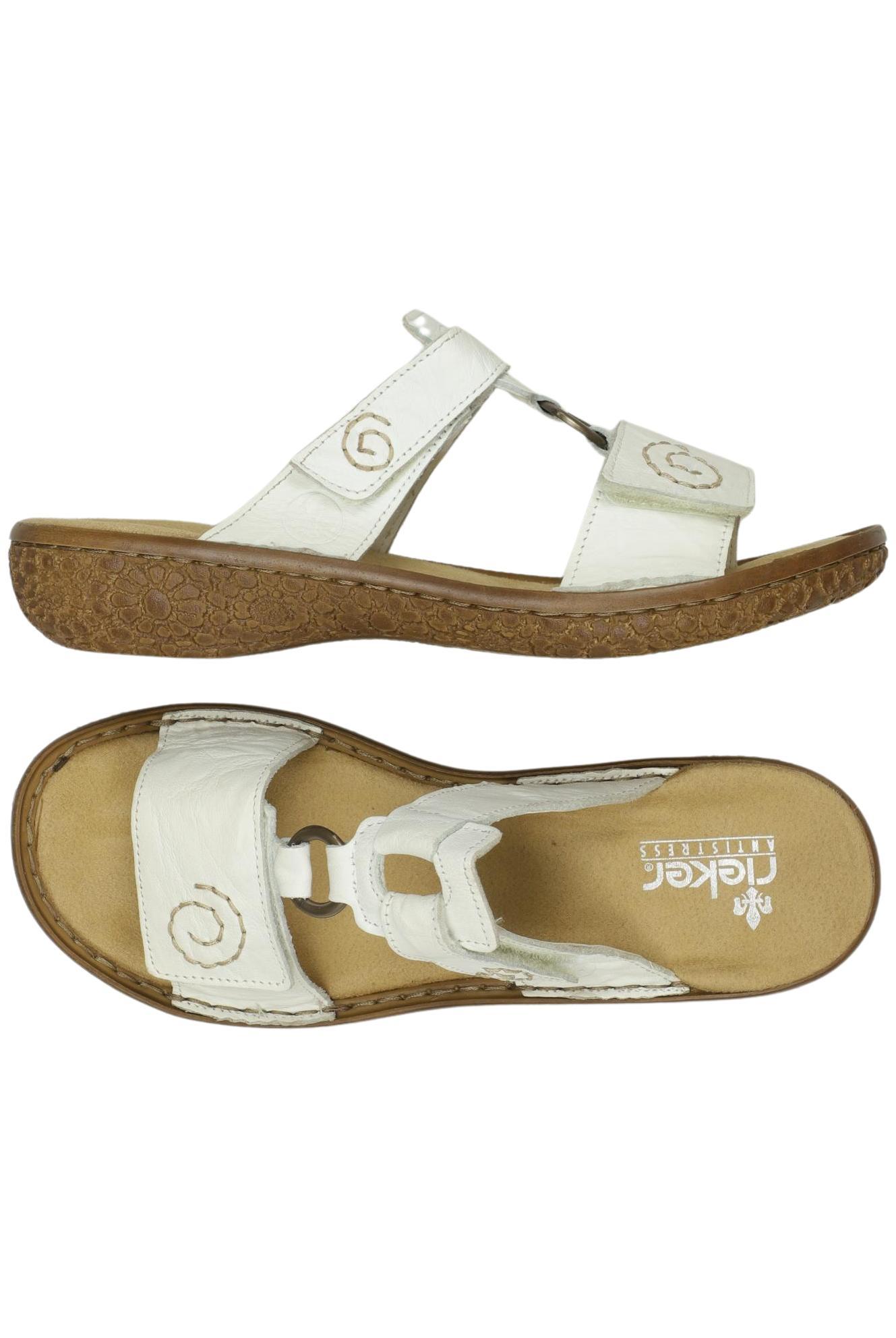 

Rieker Damen Sandale, weiß, Gr. 39