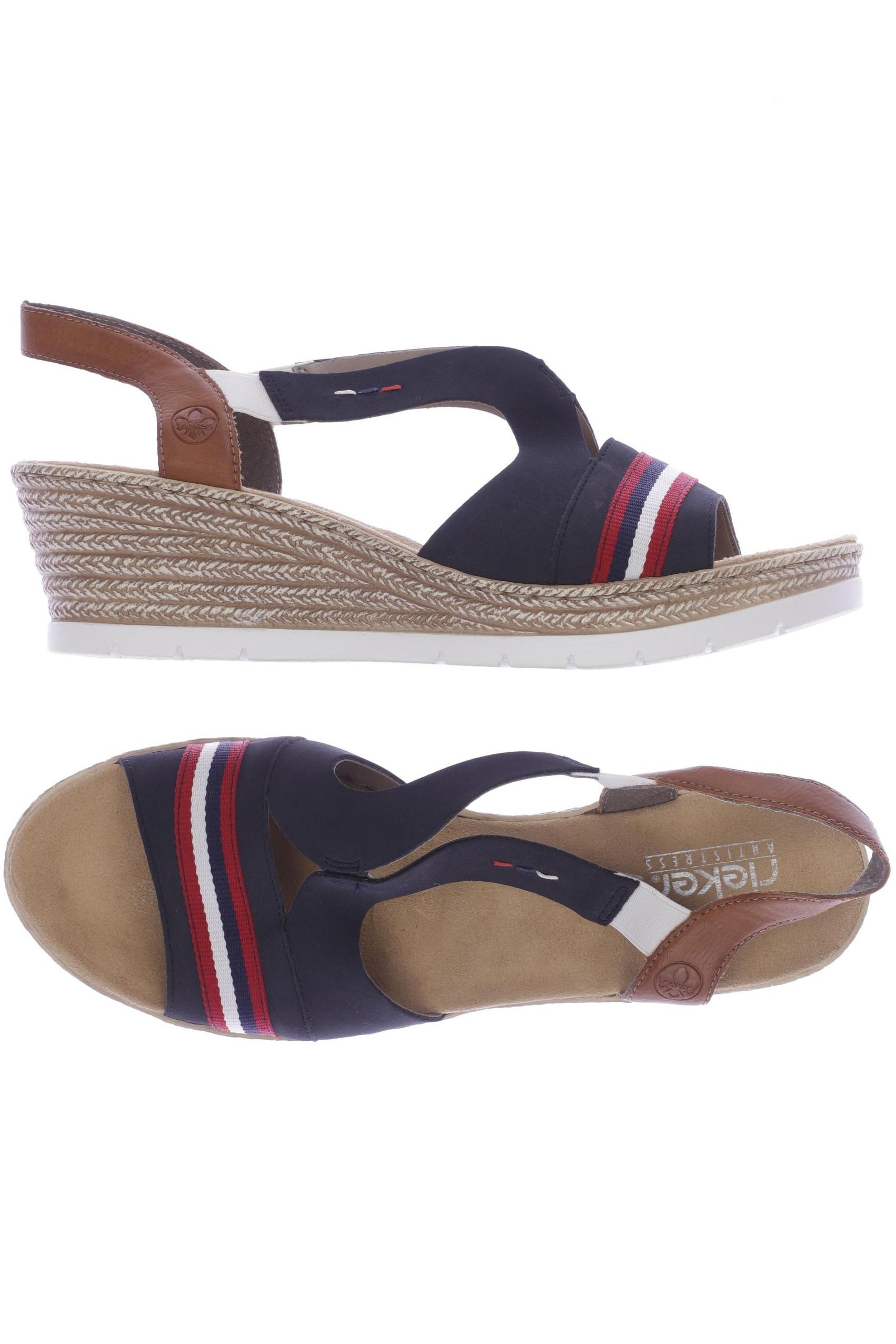 

Rieker Damen Sandale, marineblau, Gr. 42