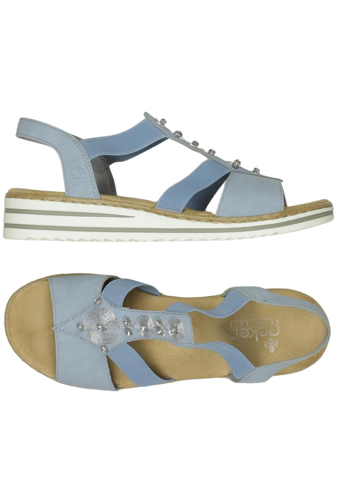 

Rieker Damen Sandale, hellblau, Gr. 40