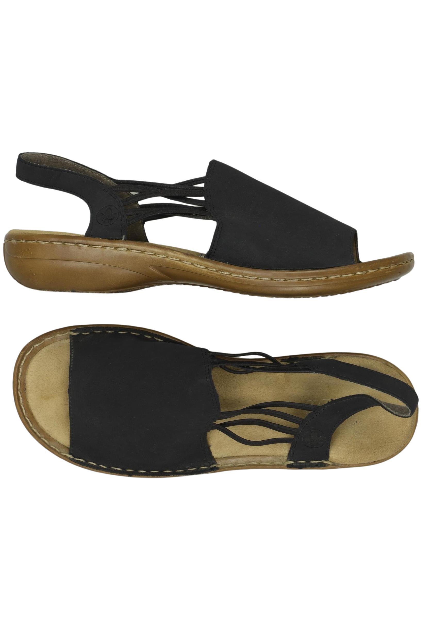 

Rieker Damen Sandale, schwarz, Gr. 39