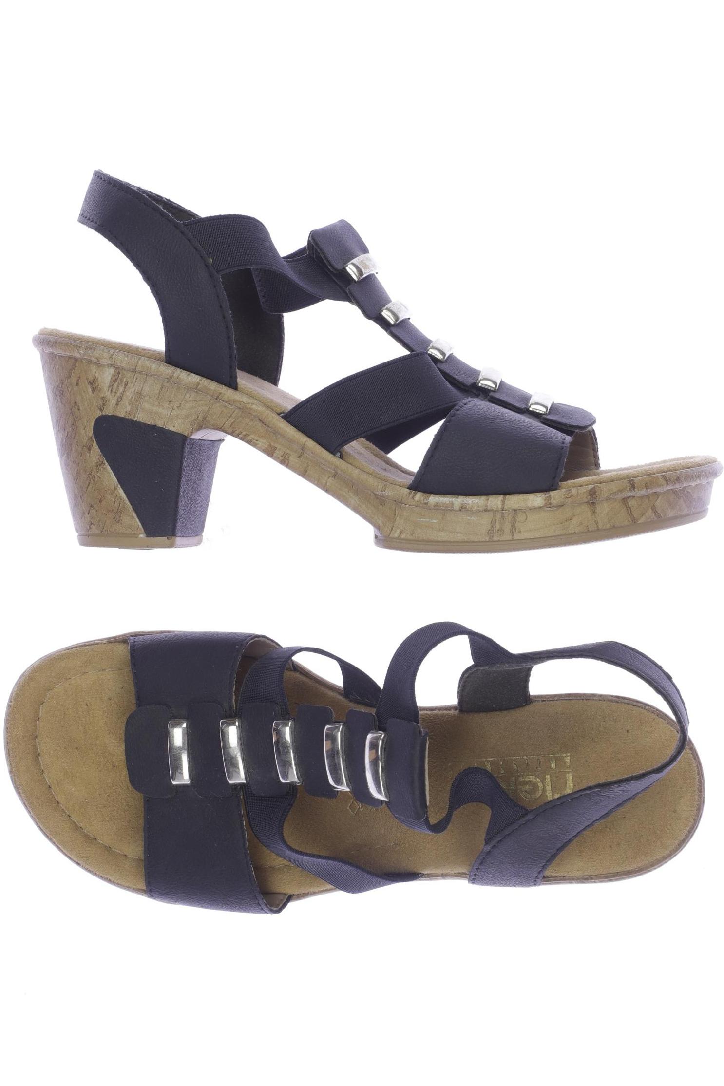

Rieker Damen Sandale, schwarz, Gr. 36