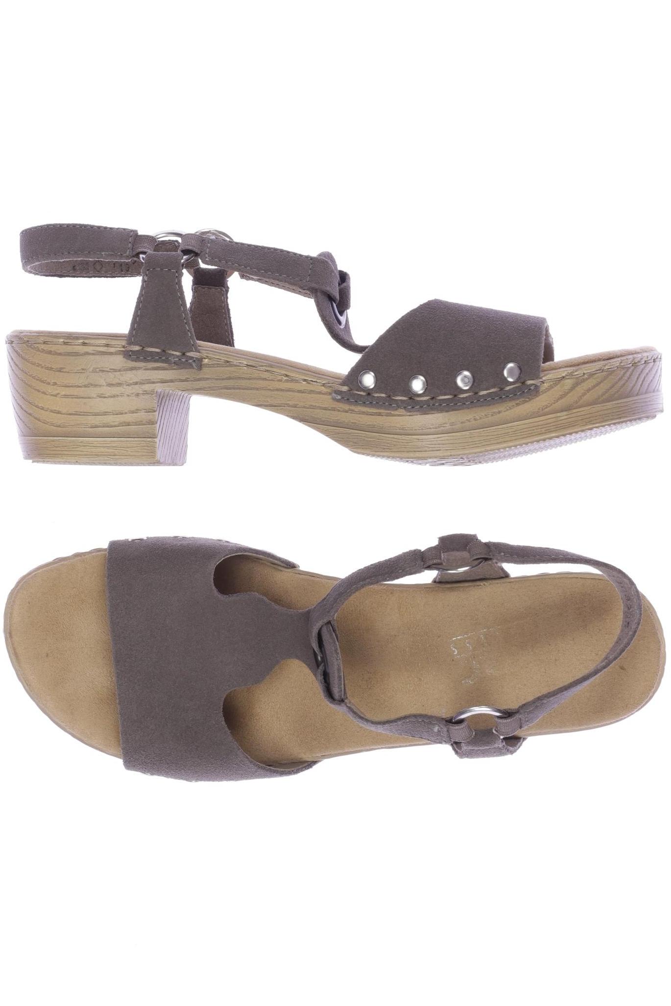 

Rieker Damen Sandale, grau, Gr. 38